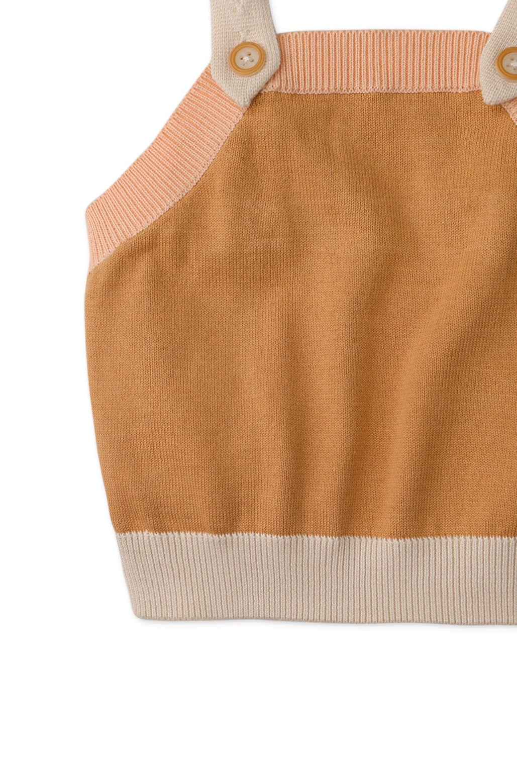 جينجرسنابس توب تانك سادة حمالات بيبي بناتي بني