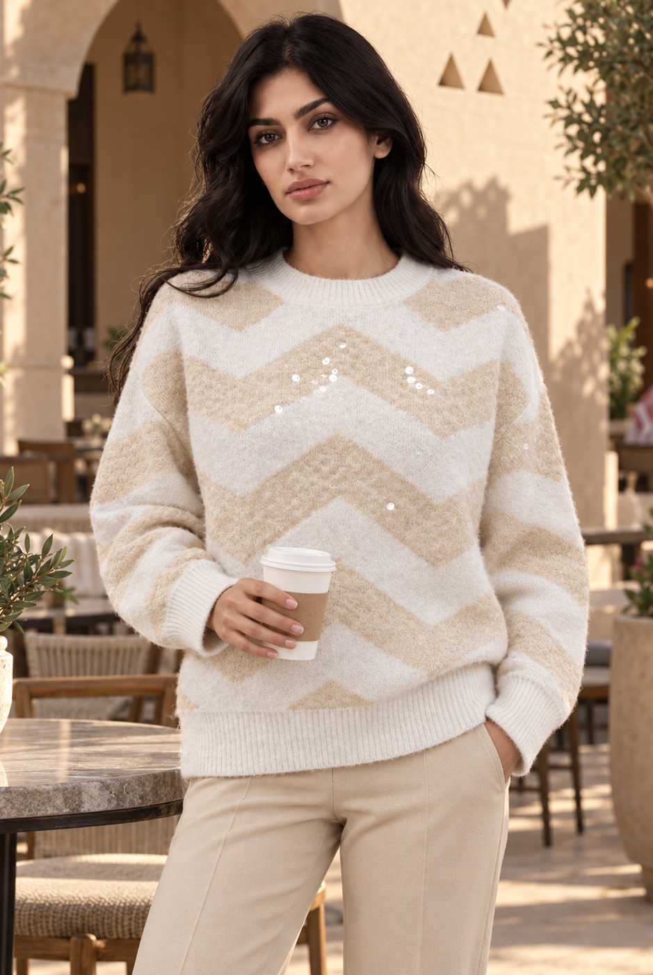 IYE789W264CDY ivory lifestyle on Helya