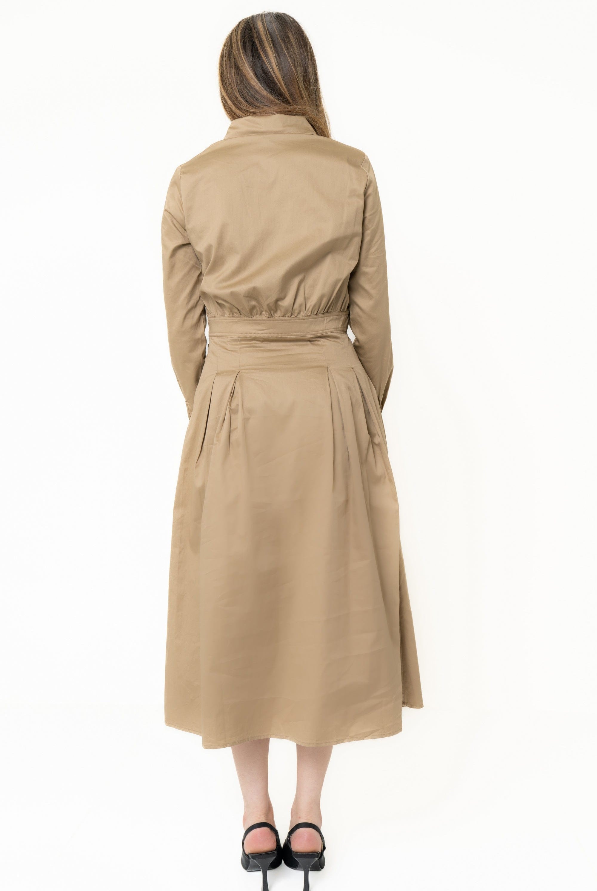 يولا فستان نسائي طويل ساده بازرار