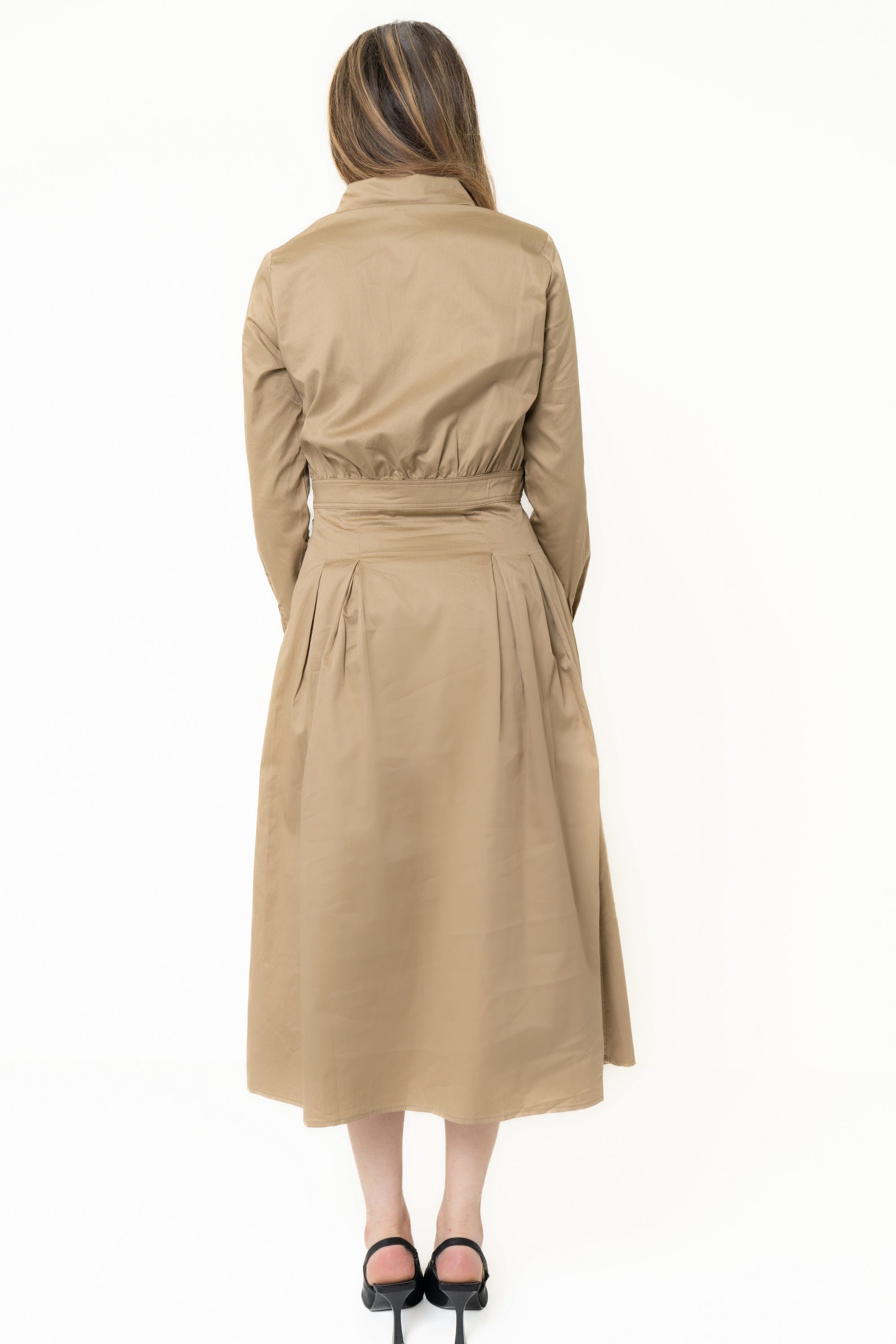 يولا فستان نسائي طويل ساده بازرار