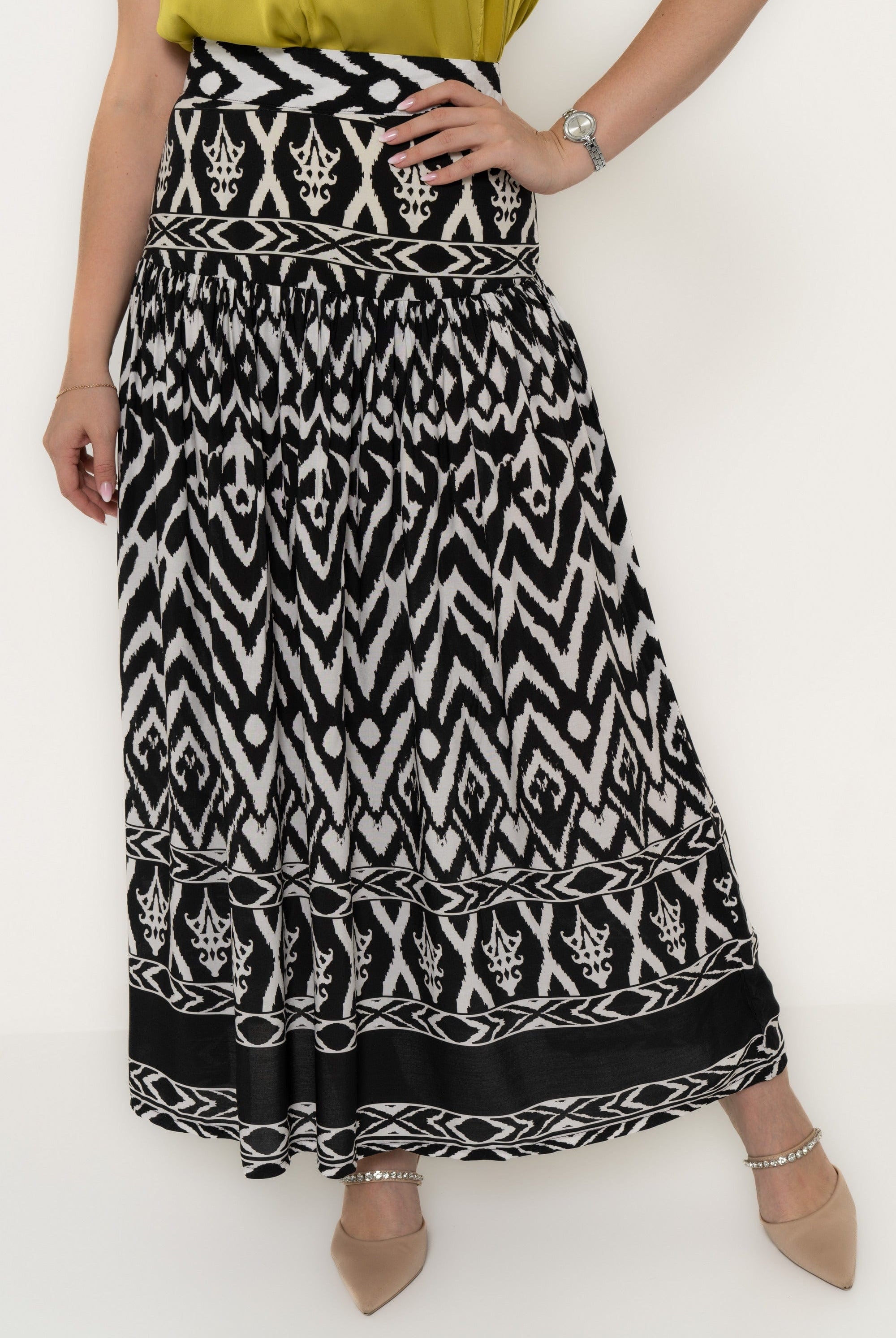 يولا تنورة نسائية مشجرة طويلة