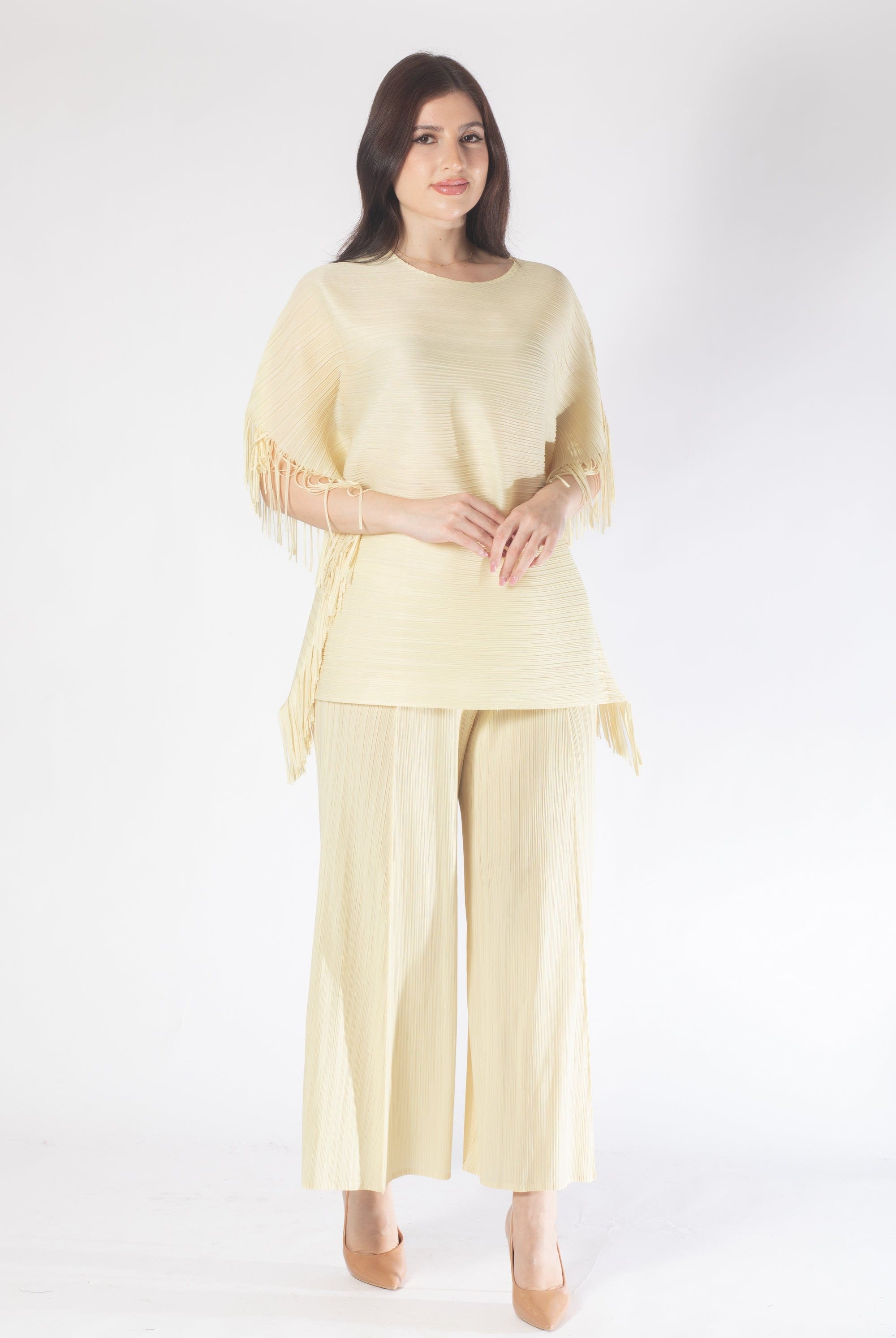 بنطلون طويل واسع نسائي