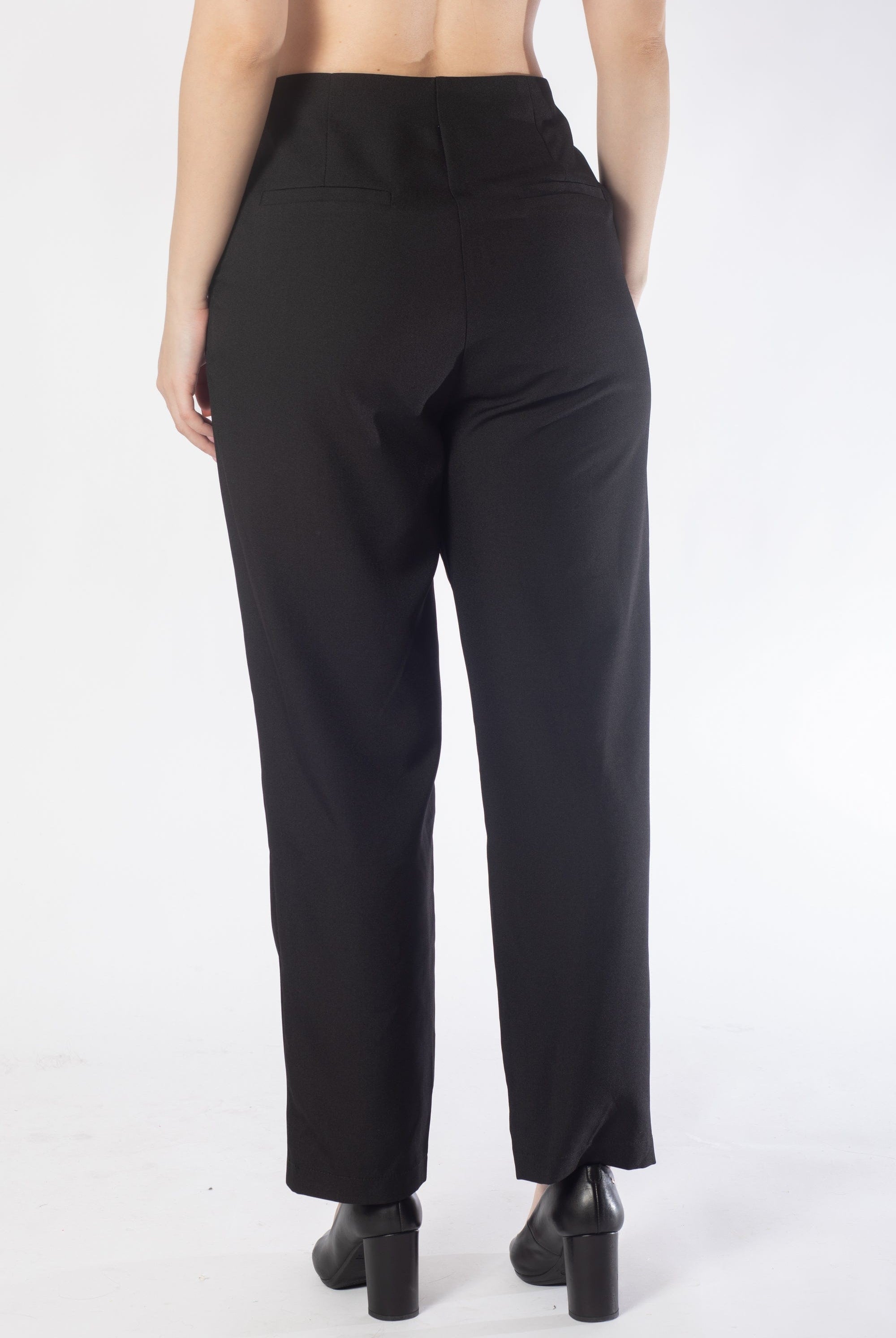 بنطلون طويل بأزرار جانبية نسائي