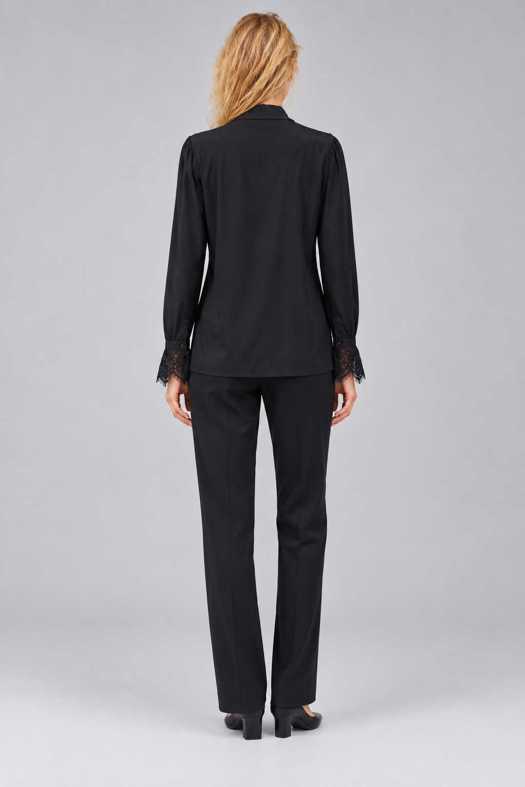 LIV0339 black shirt back view