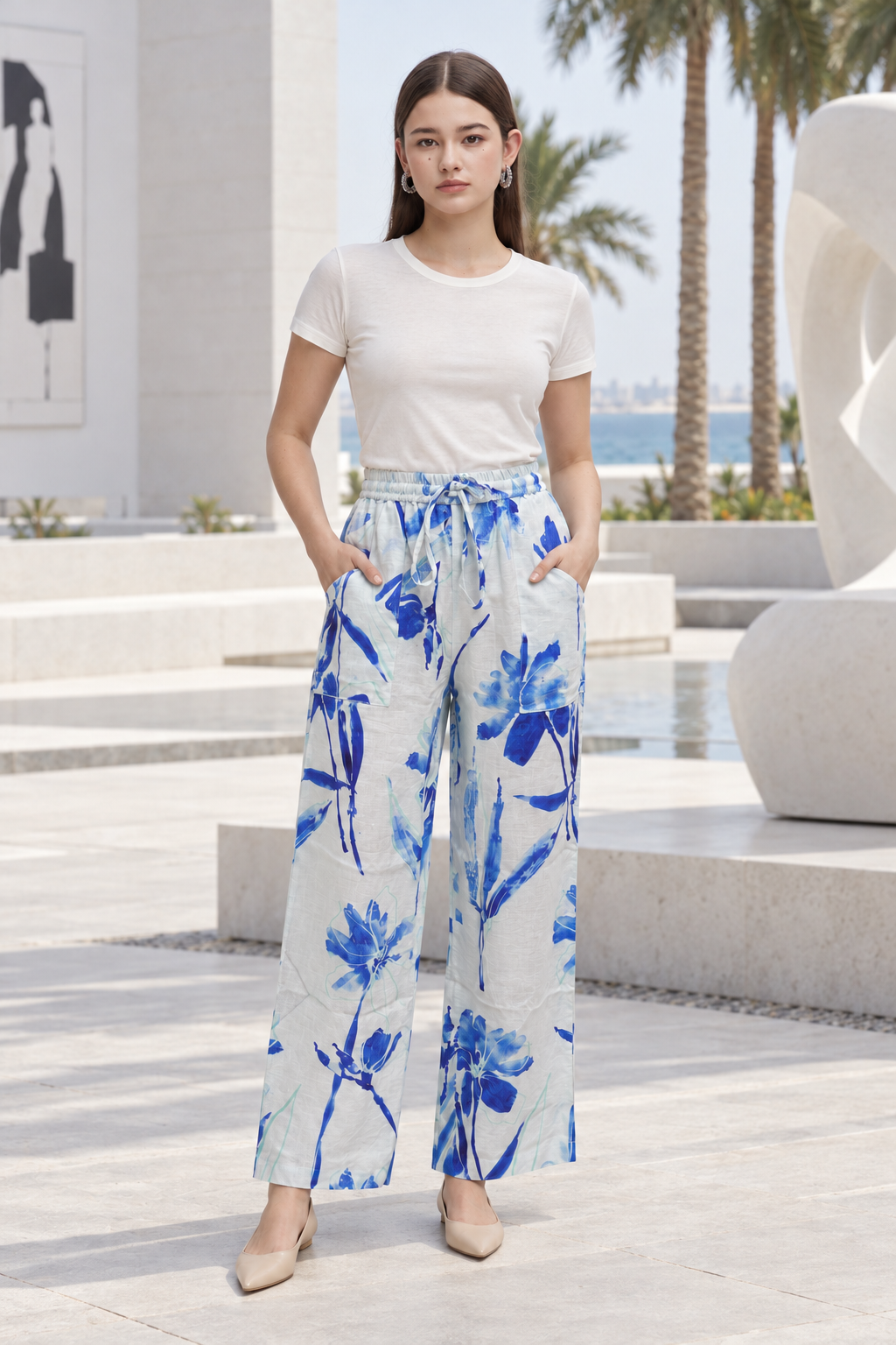 LV0905S262ZI blue lifestyle - model Daria S