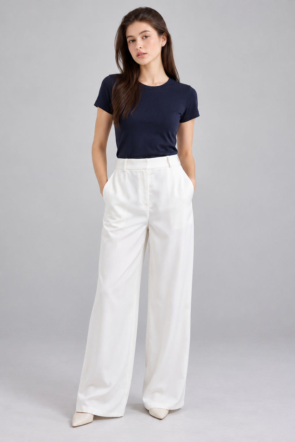 Full front on Andrea - LV1015S263AN White