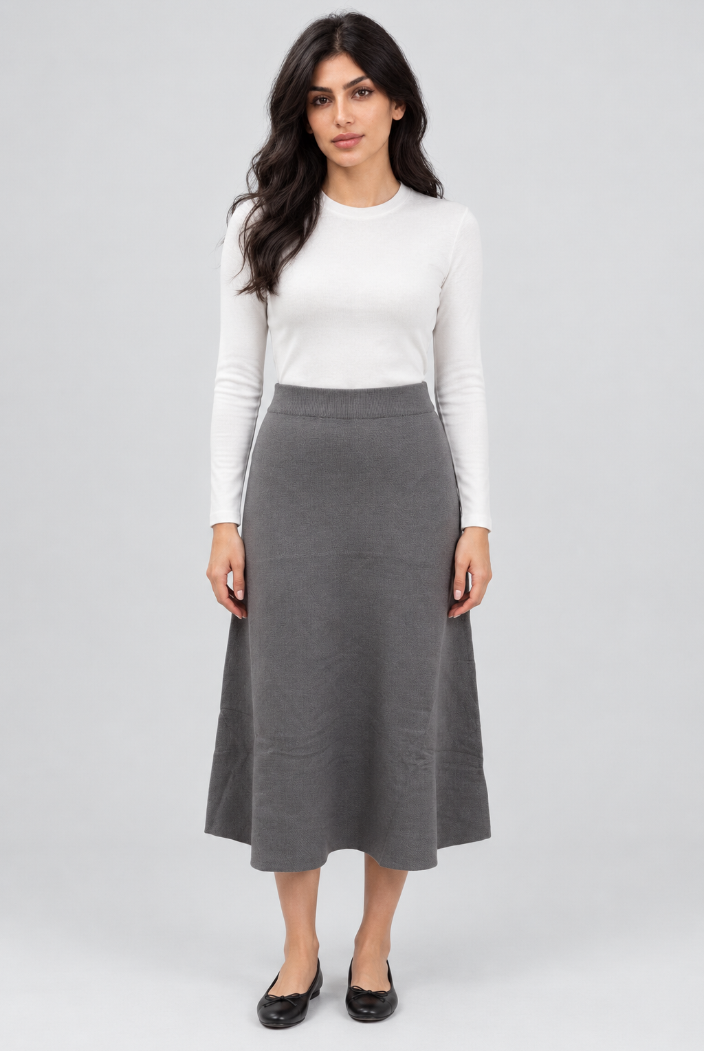 LV1481W264CDY gray, garment-focused front