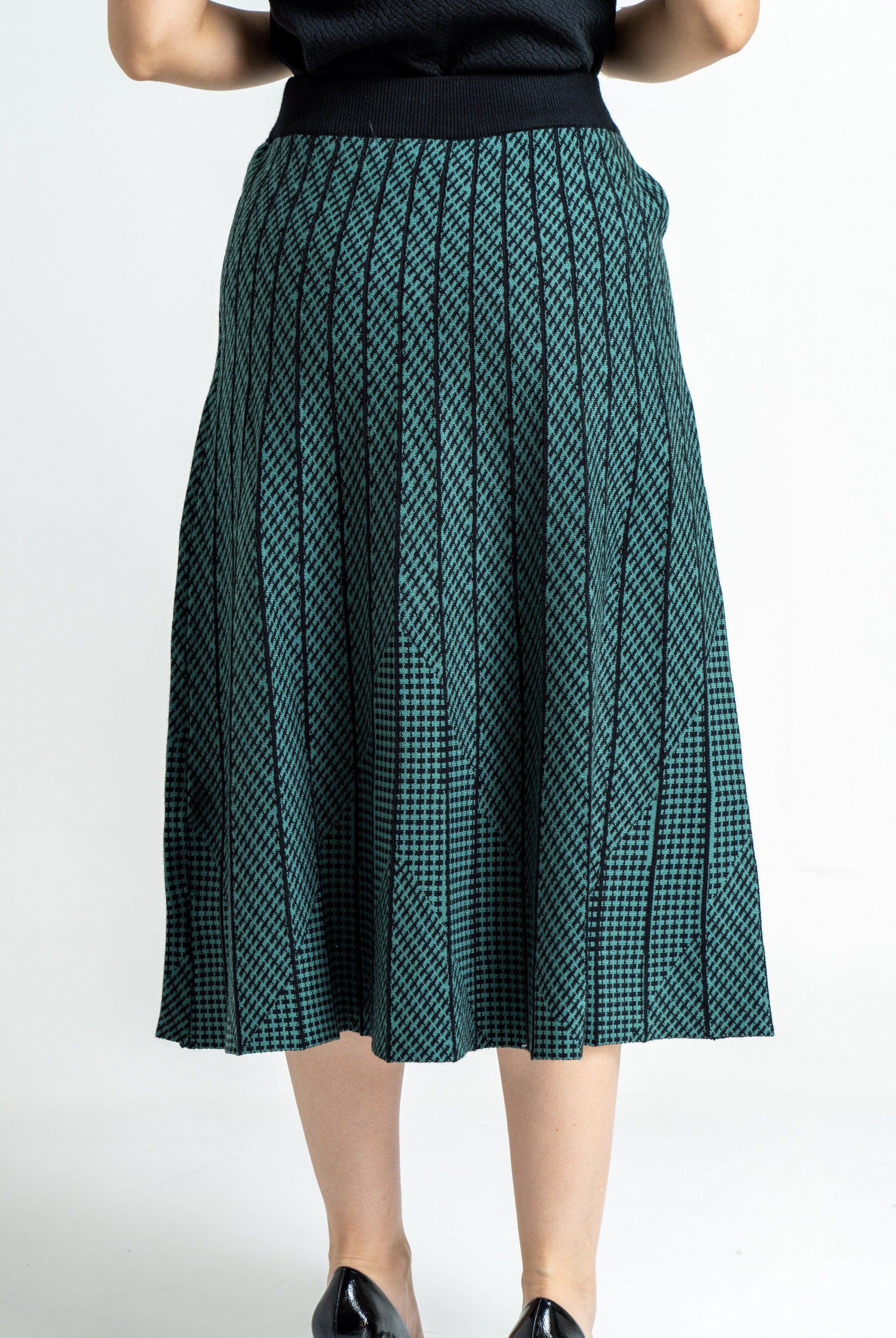 ميكا تنورة ميدي نسائية منسوجة