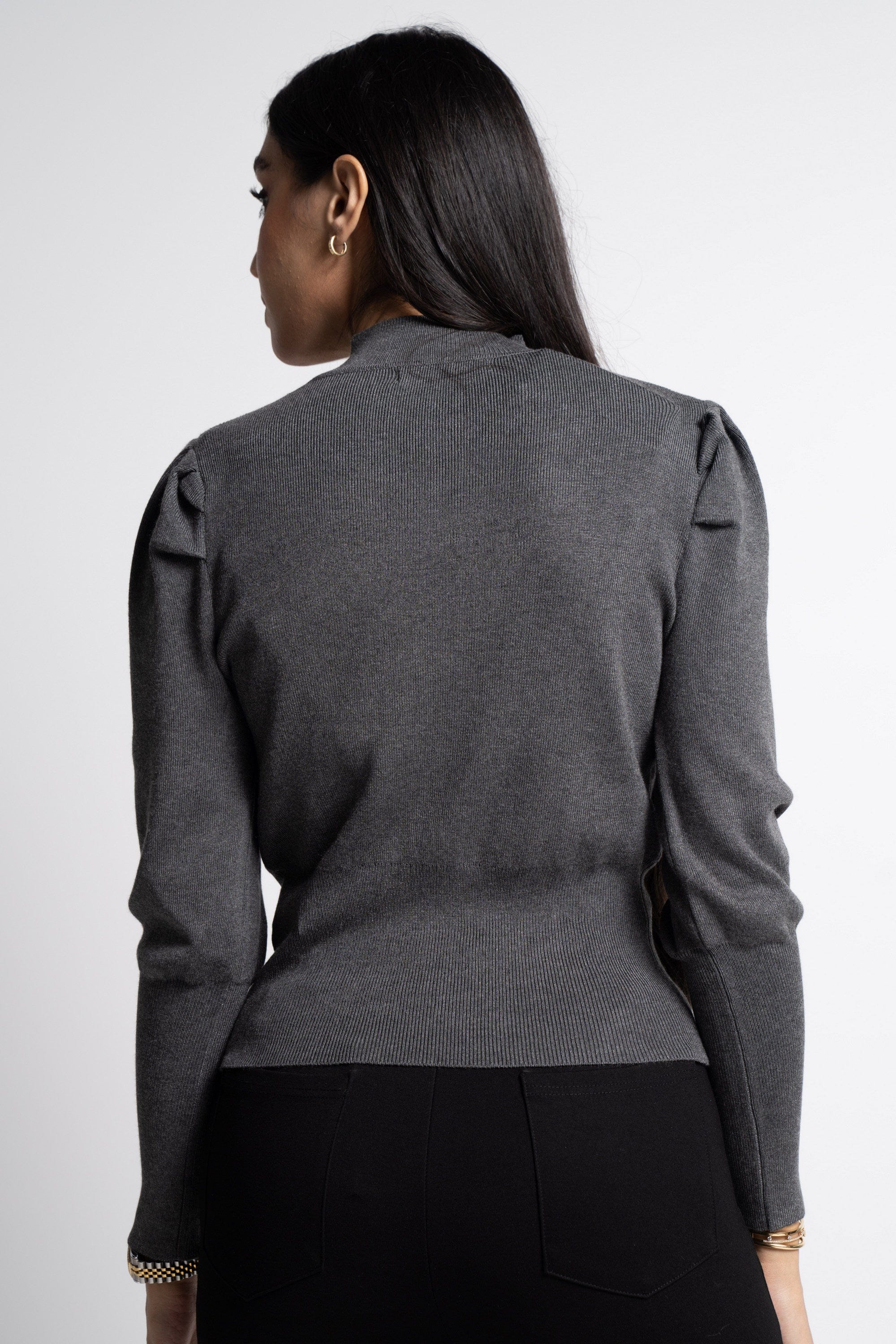 ميكا بلوفر بيزك سادة كم طويل نسائي