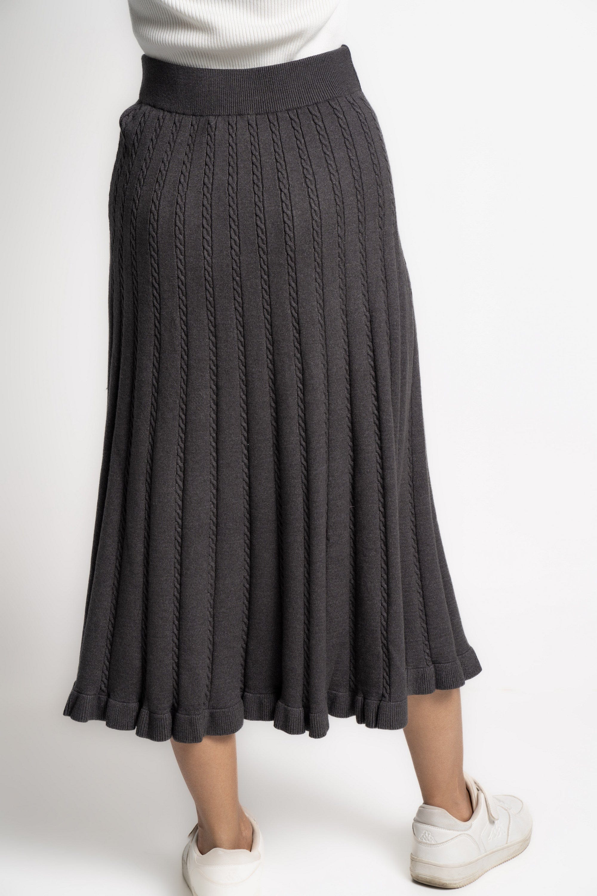 ميكا تنورة ميدي هاي ويست سادة نسائى