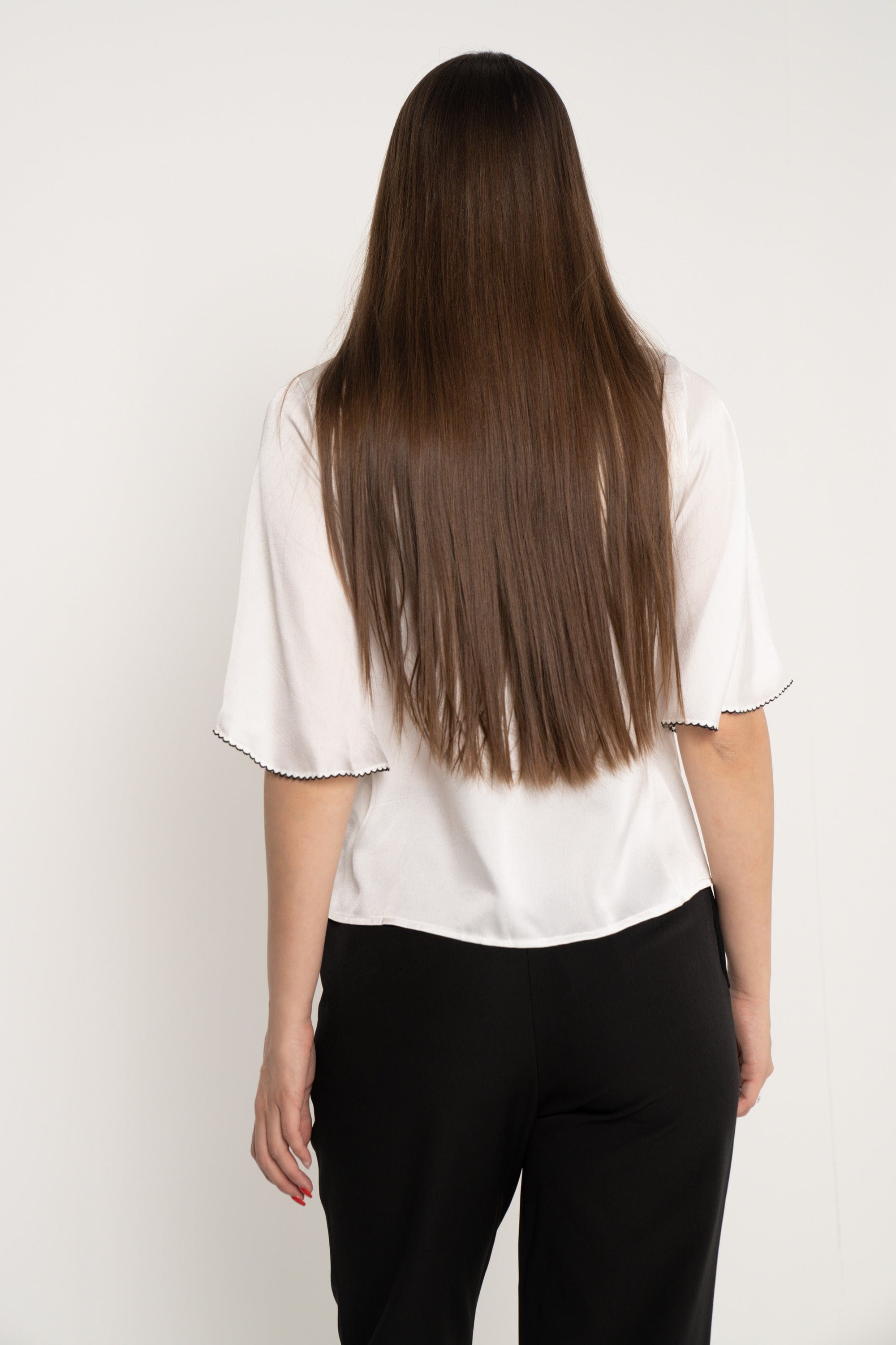 ميكا قميص بأكمام قصيرة سادة