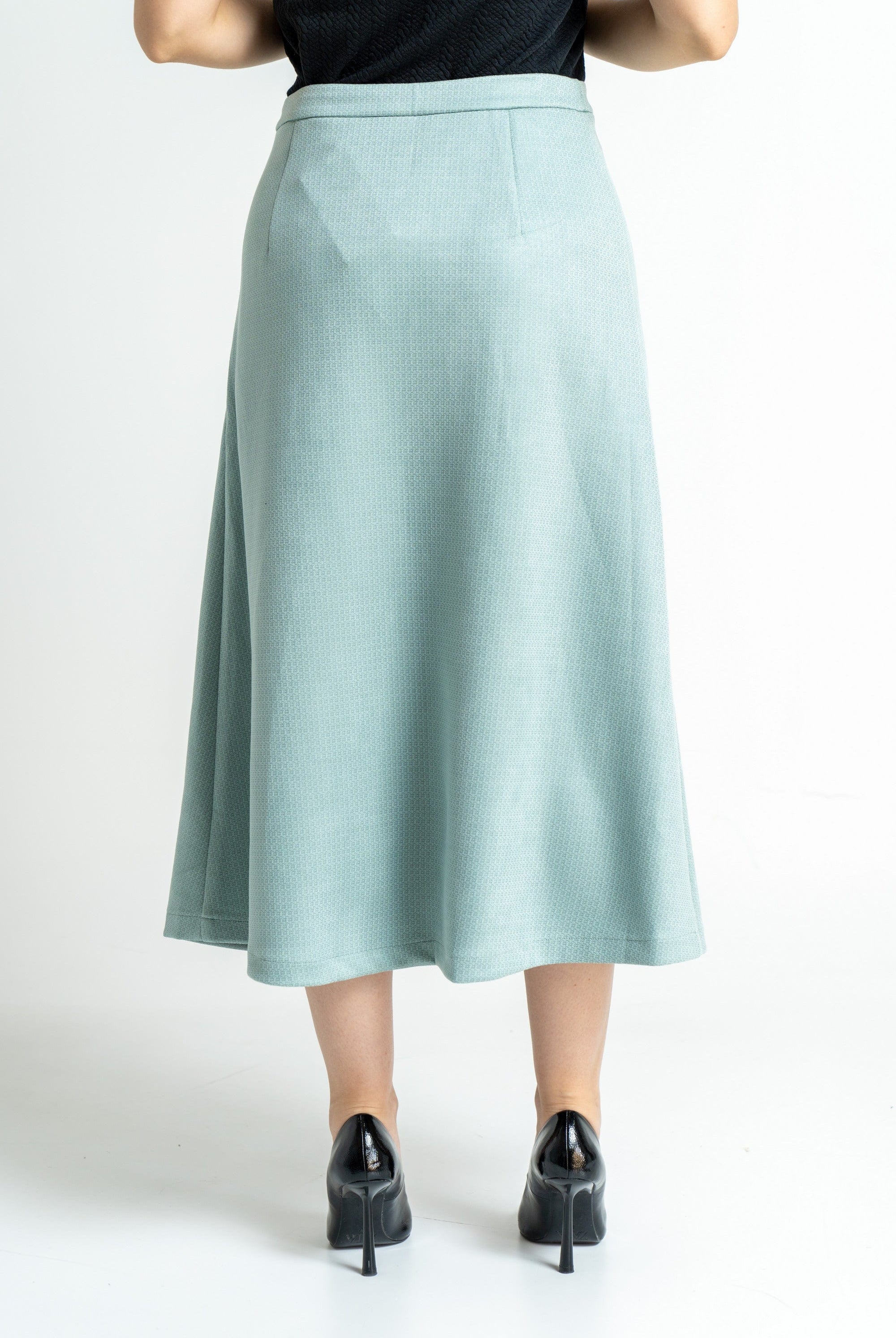 ميكا تنورة ميدي نسائي هاى وست سادة رسمية