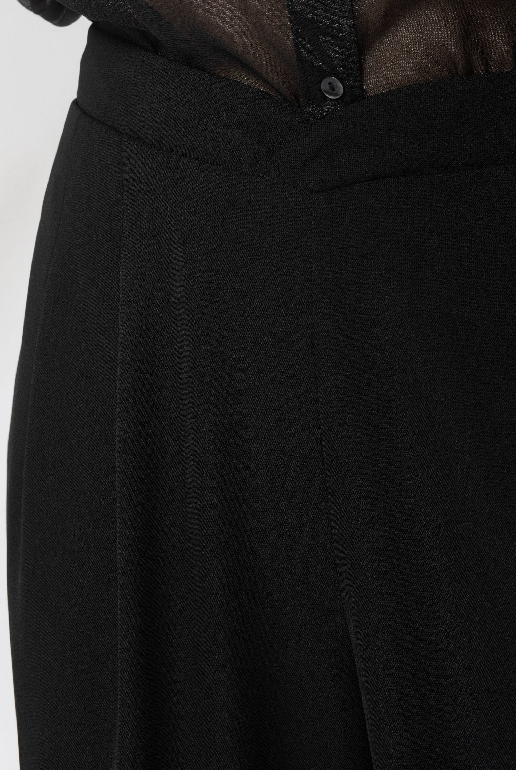 ميكا بنطلون طويل مورد واسع نسائي