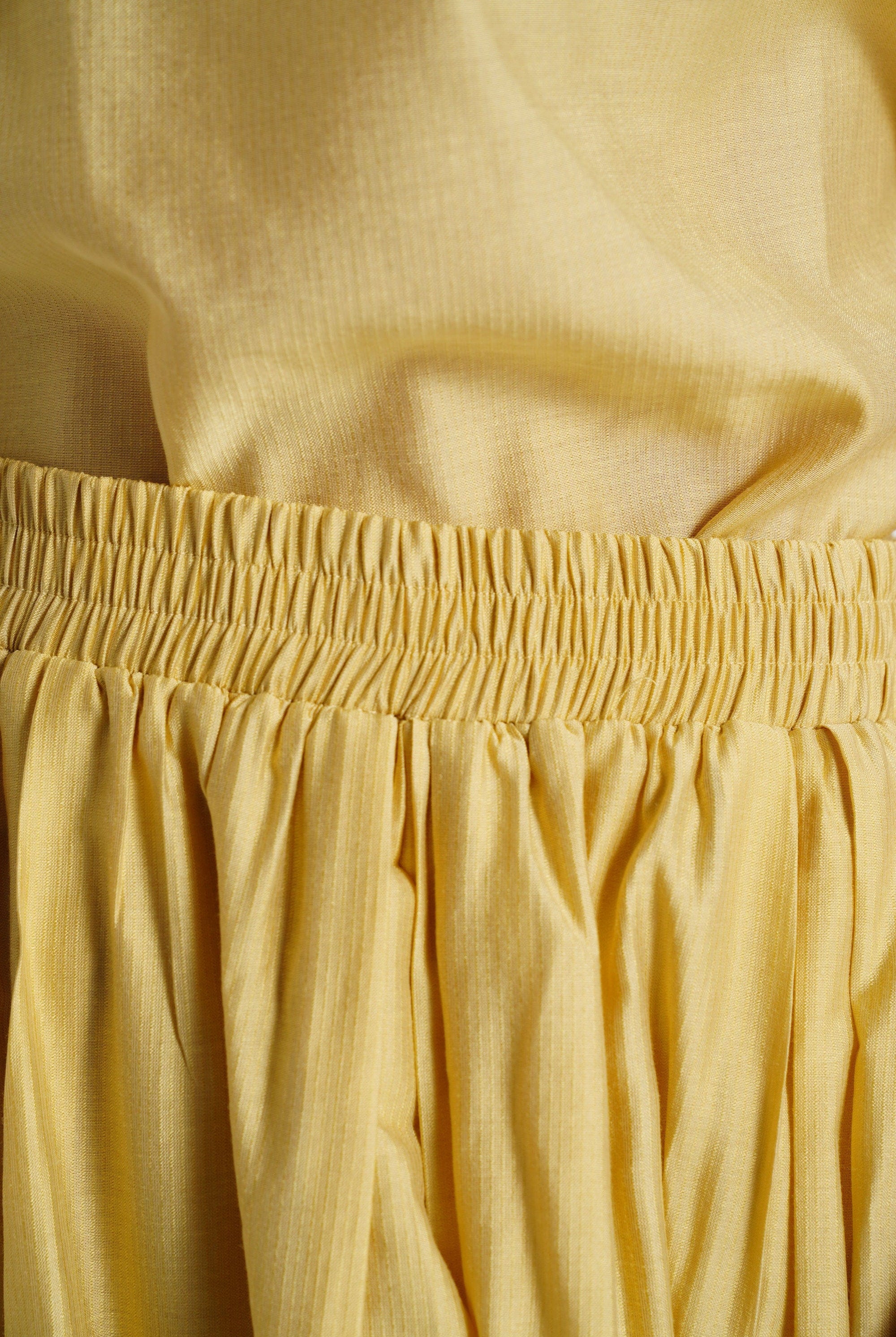 ميكا تنورة ميدي نسائية فضفاضة بخصر مطاطي