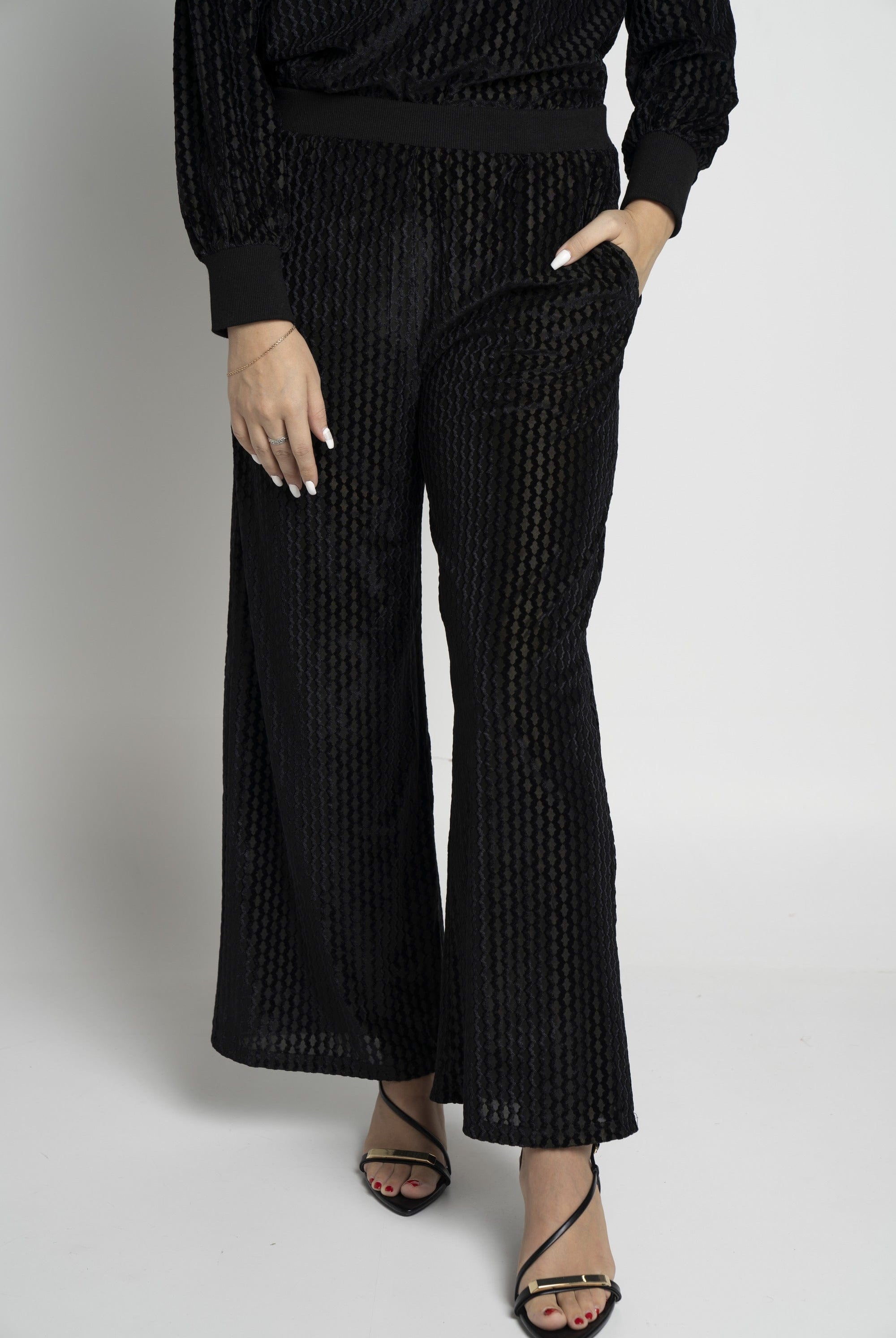 ميكا بنطلون طويل نسائي مطاط