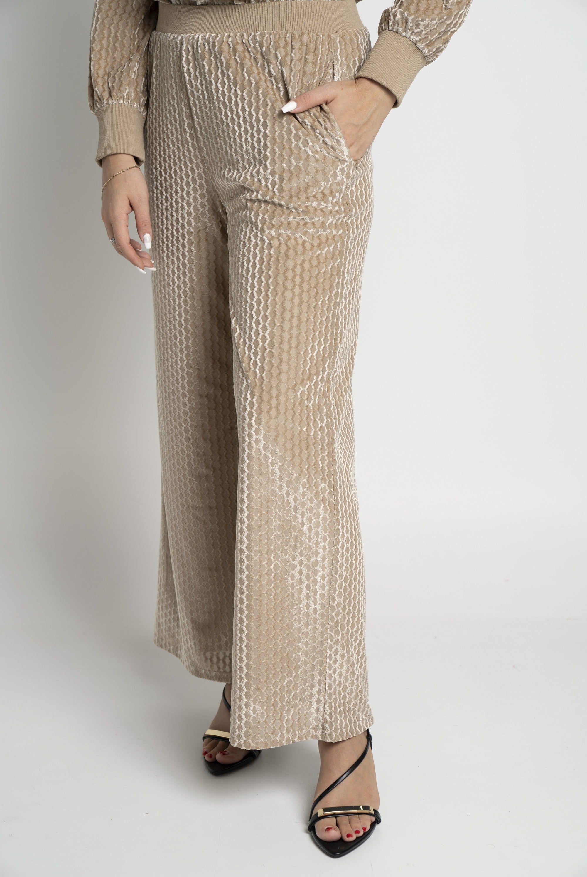 ميكا بنطلون طويل نسائي مطاط