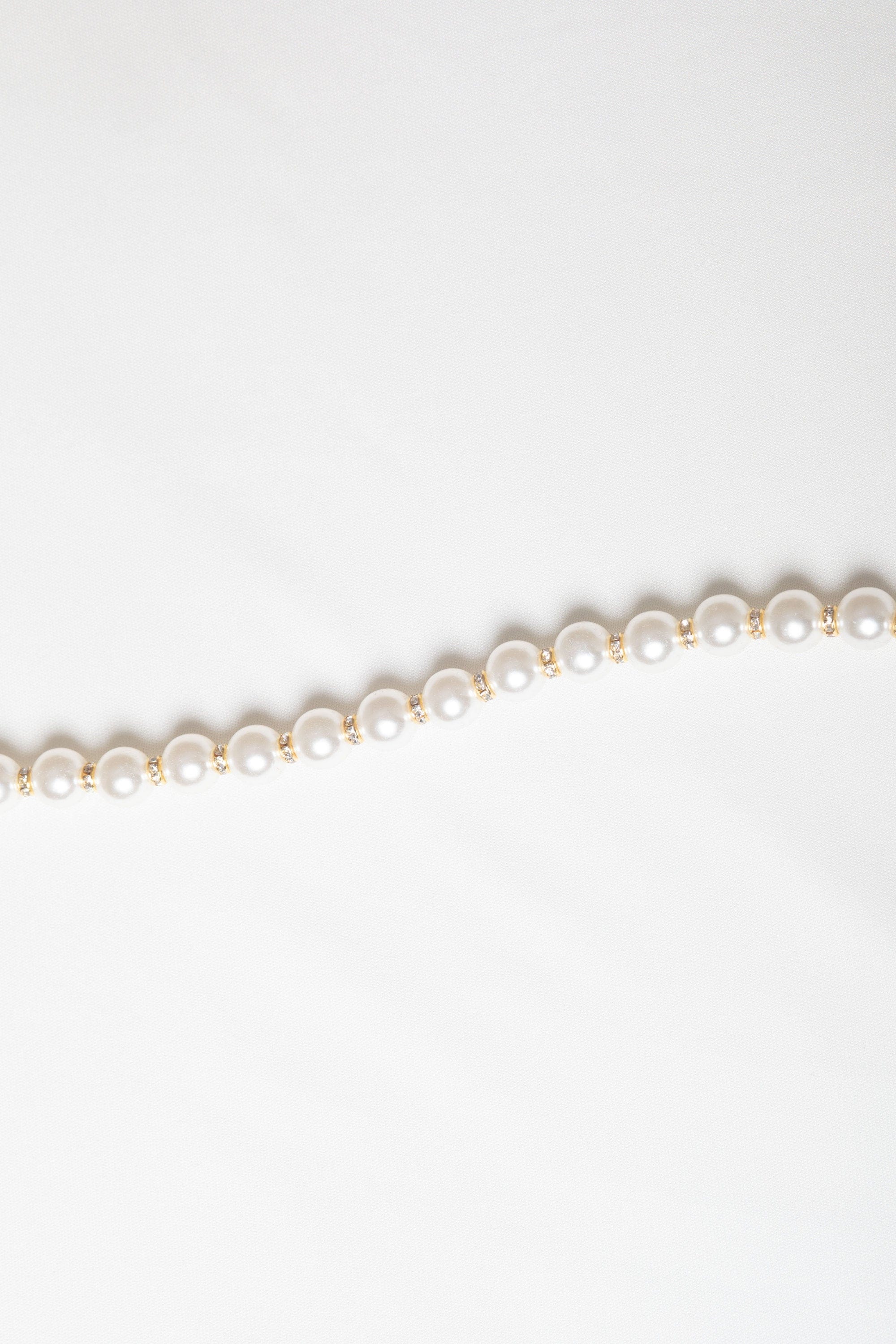 ميكا حزام نسائي من اللؤلؤ