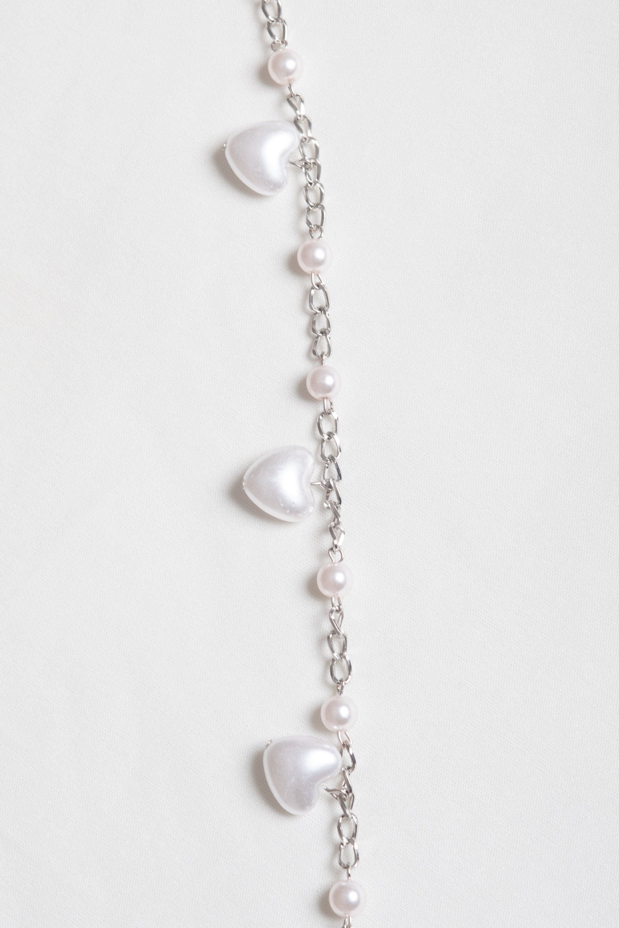 ميكا حزام نسائي على شكل قلوب ومزين باللؤلؤ