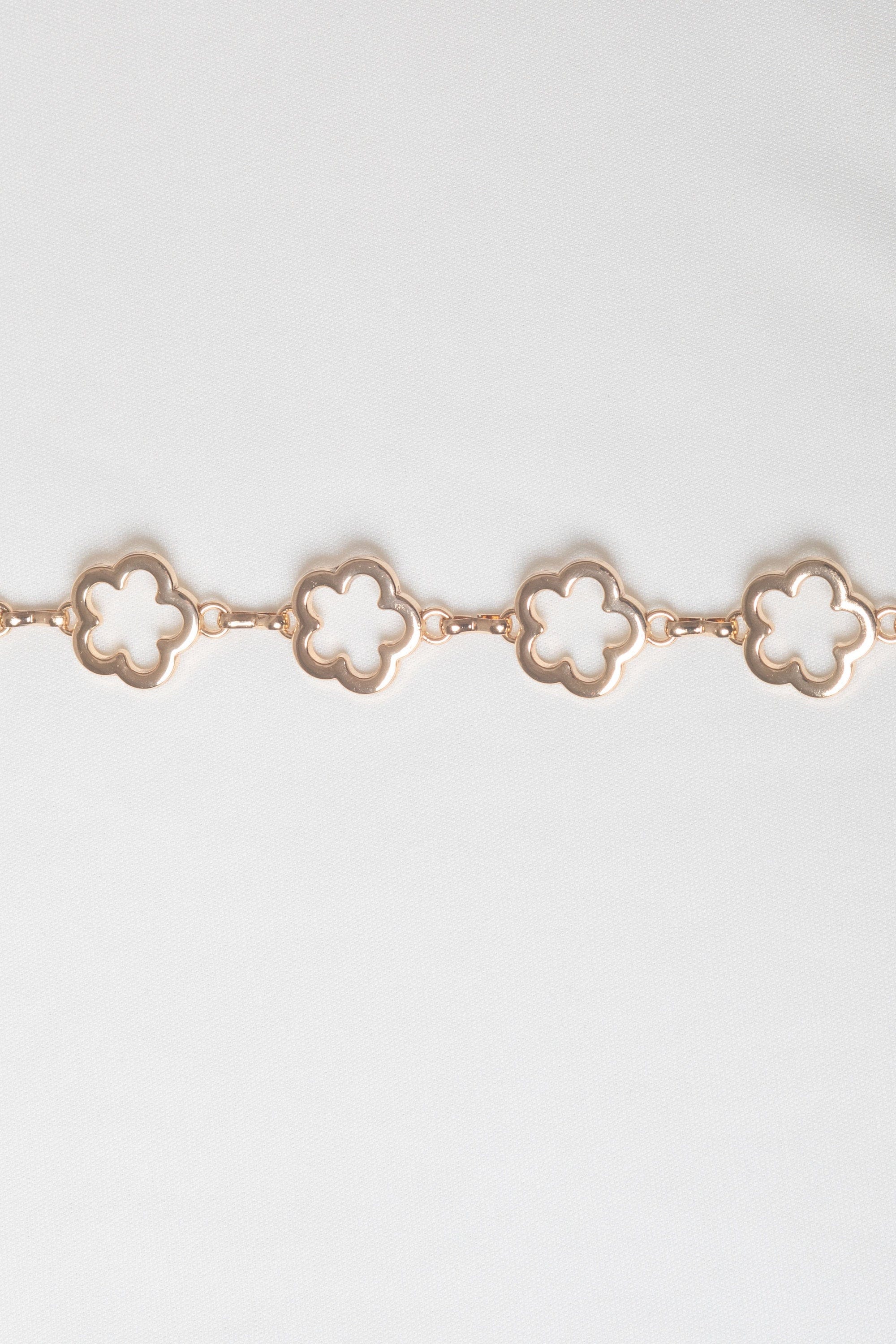 نتشي حزام نسائي على شكل ورود