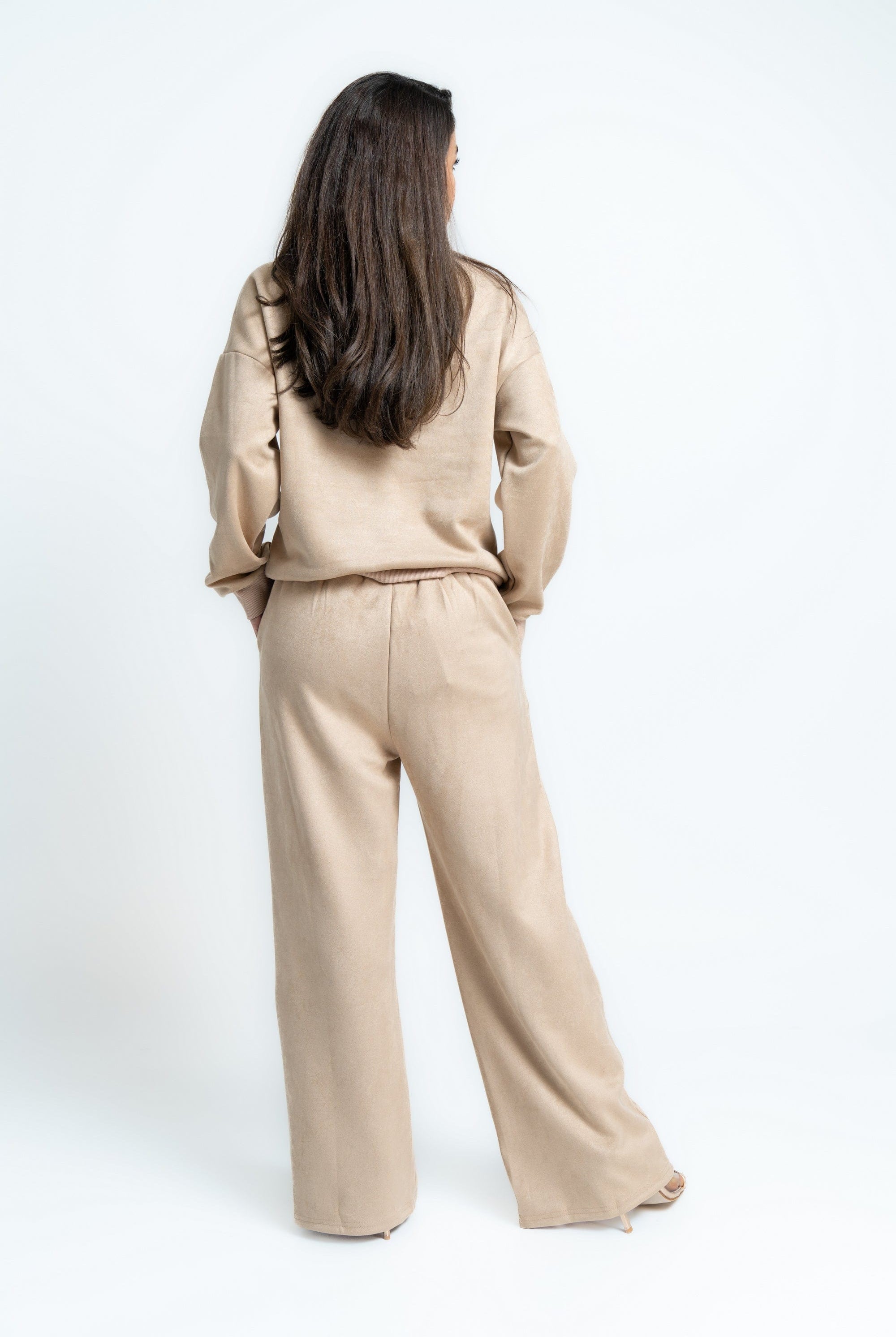 ميكا بنطلون بطباعة وبرباط على الخصر