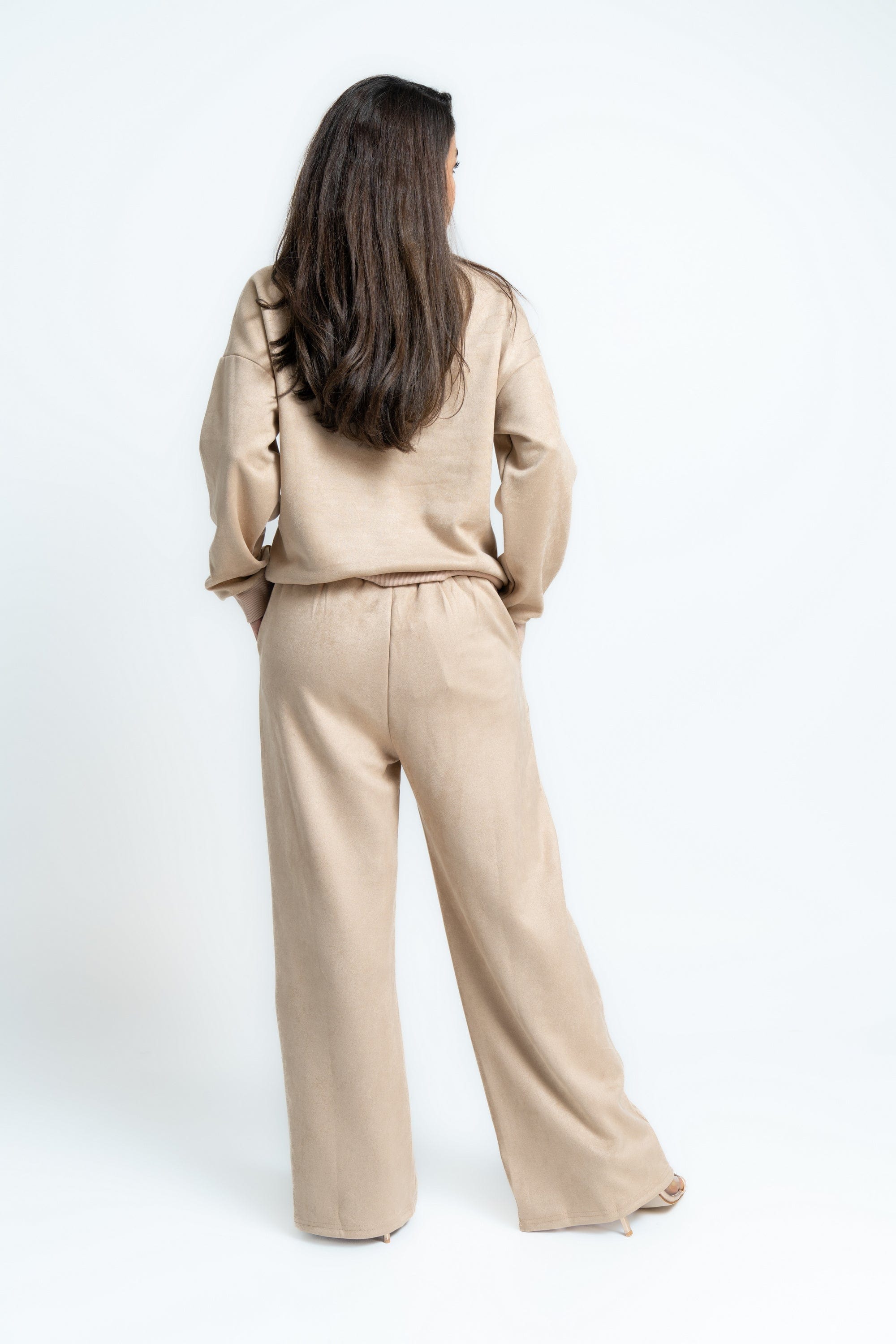 ميكا بنطلون بطباعة وبرباط على الخصر