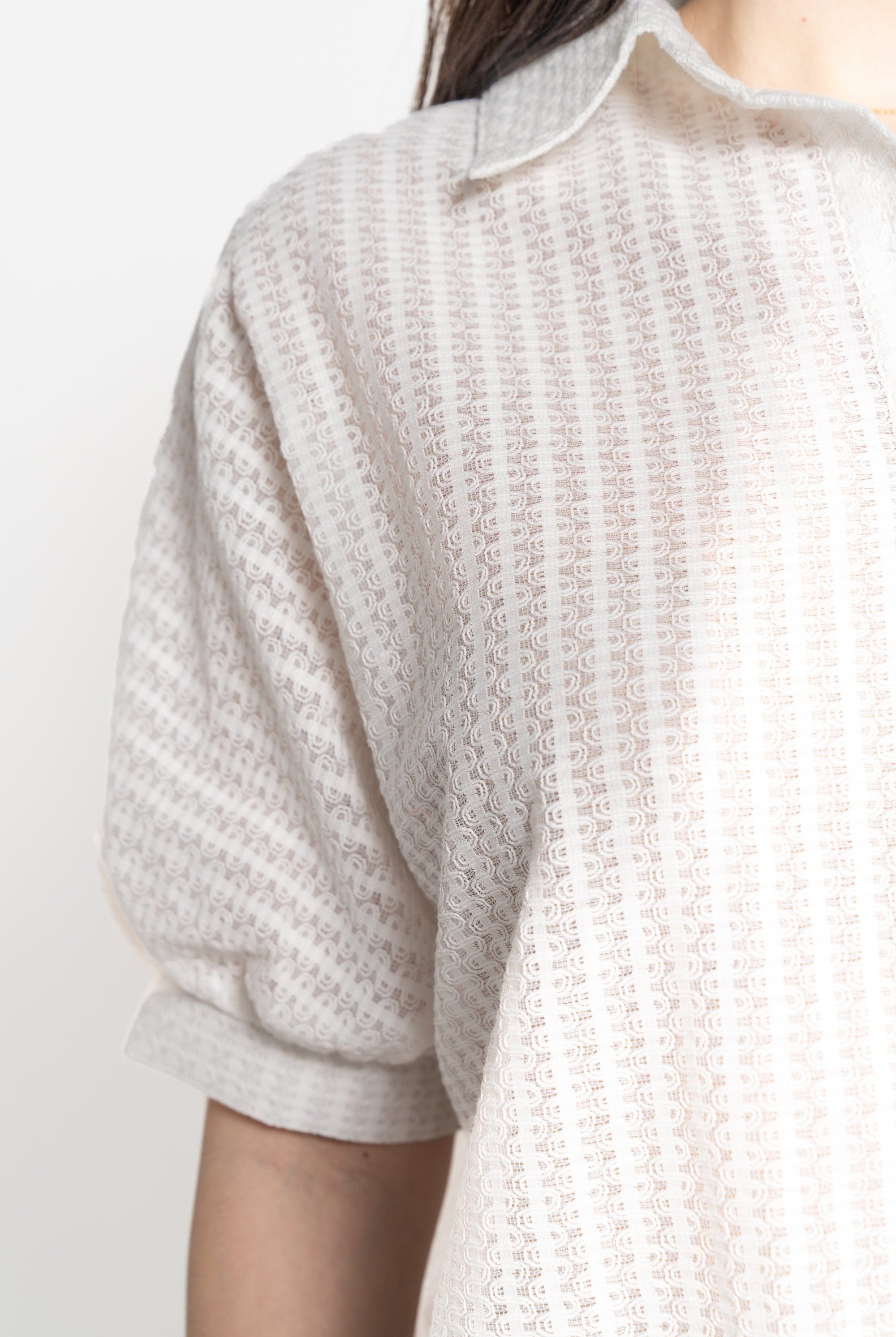 ميكا قميص بأكمام 3/4 واسع نسائي