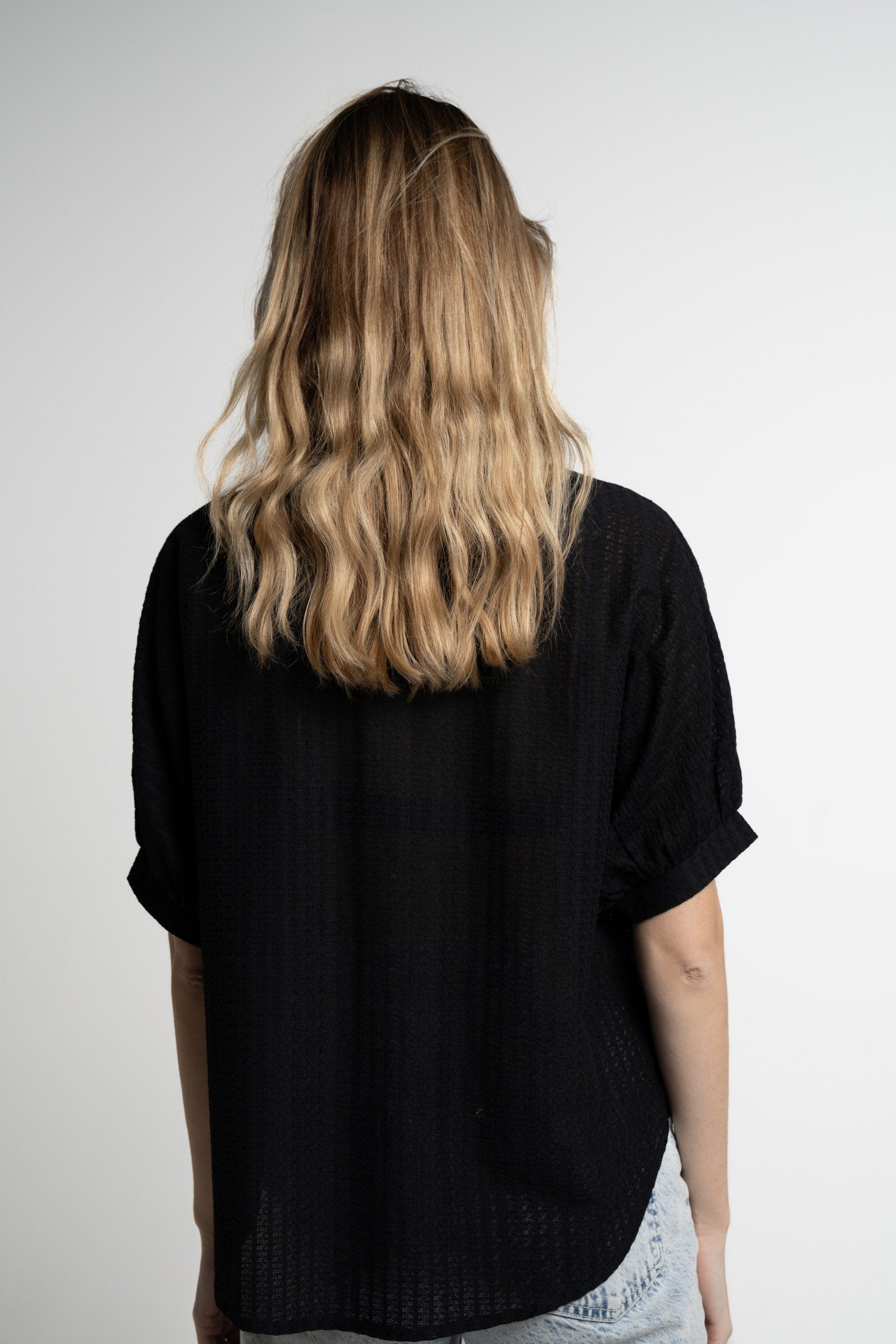 ميكا قميص بأكمام 3/4 واسع نسائي