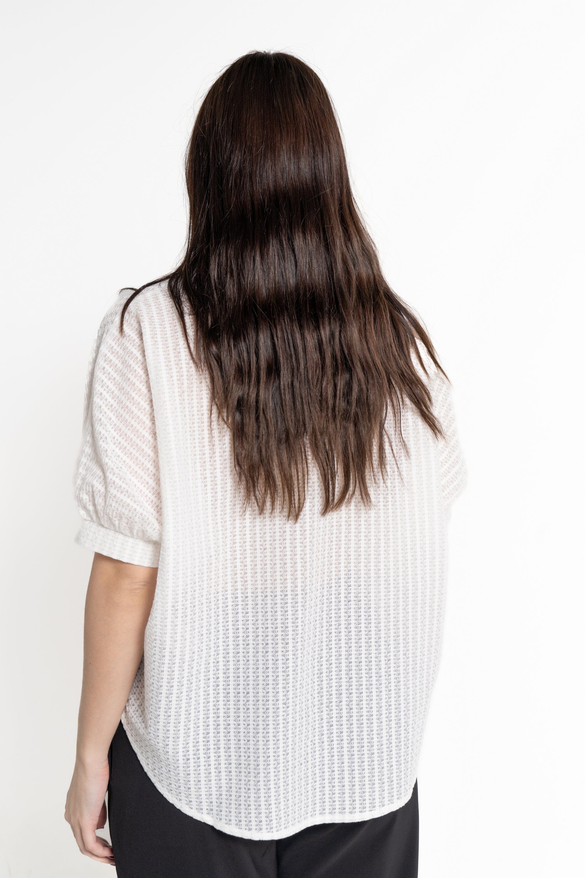 ميكا قميص بأكمام 3/4 واسع نسائي