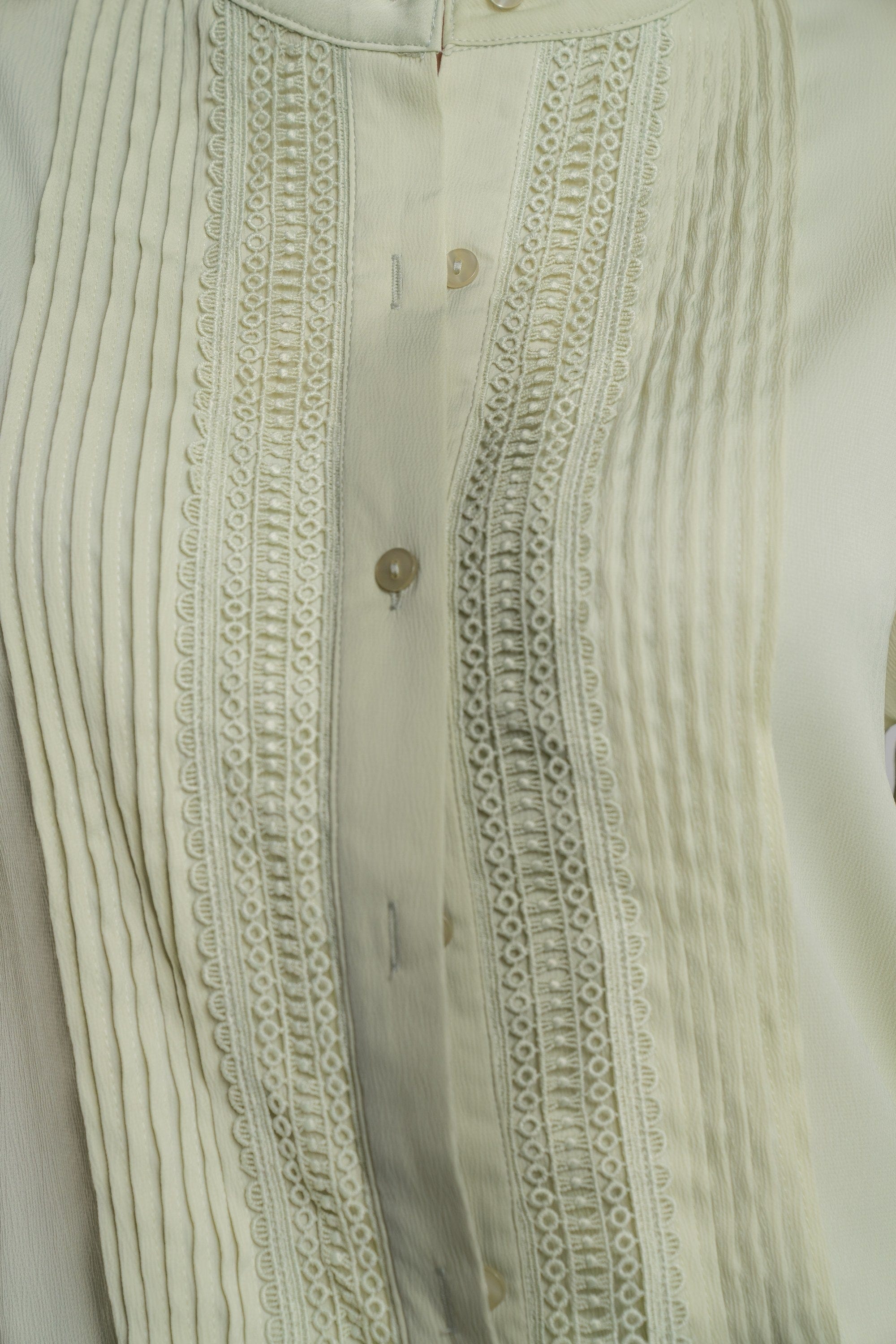 ميكا بلوزة بأكمام طويلة نسائية رسمية