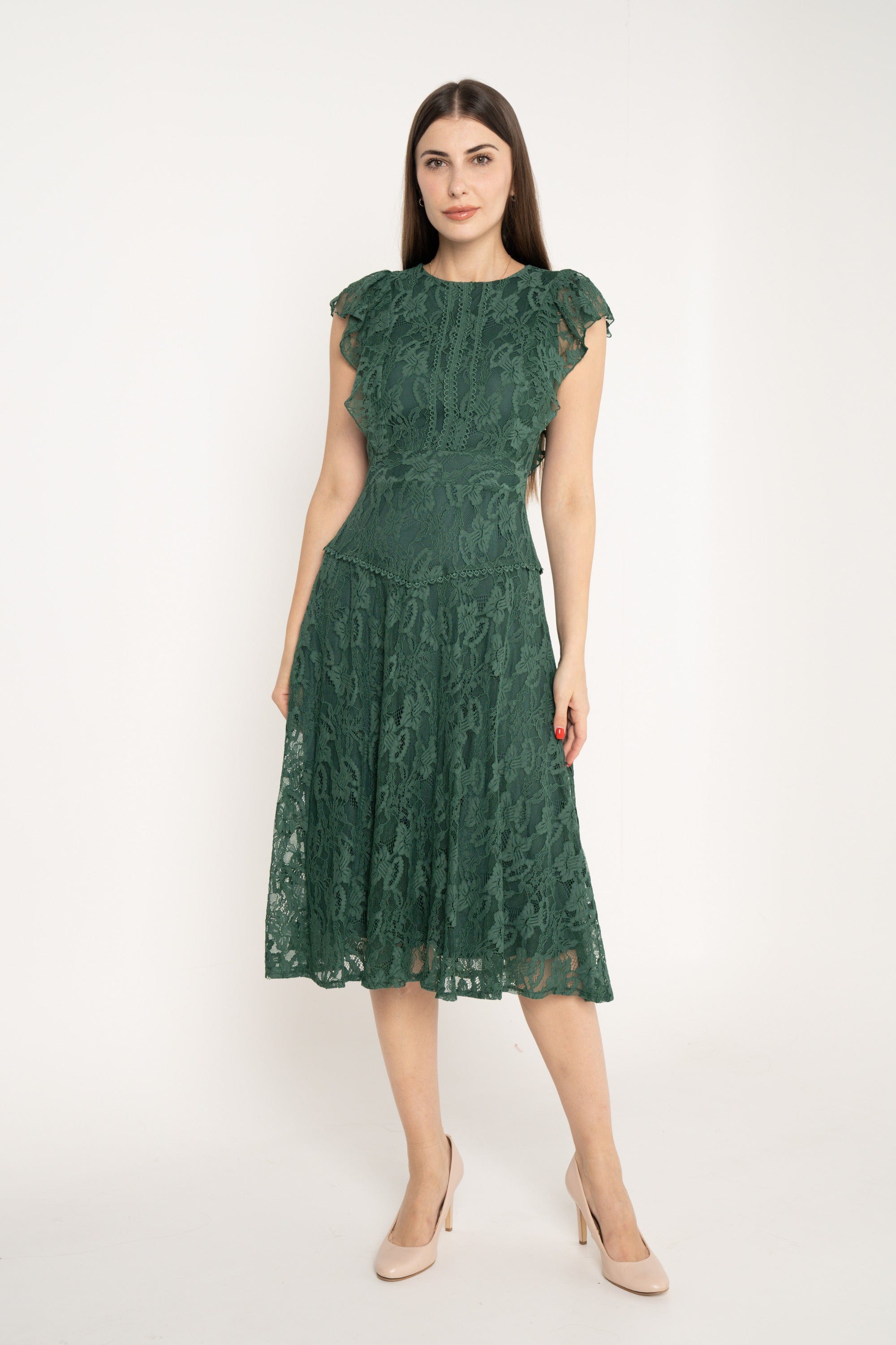 ميكا فستان مخصر كت شفاف مبطن نسائي