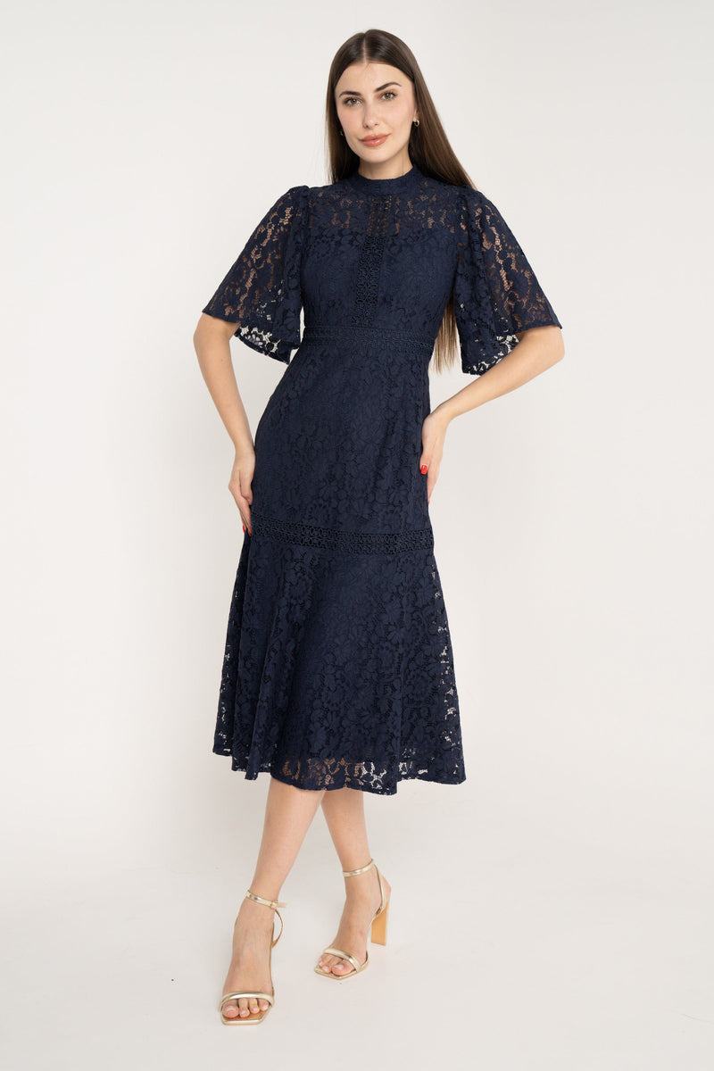 Utopia lace 2025 midi dress