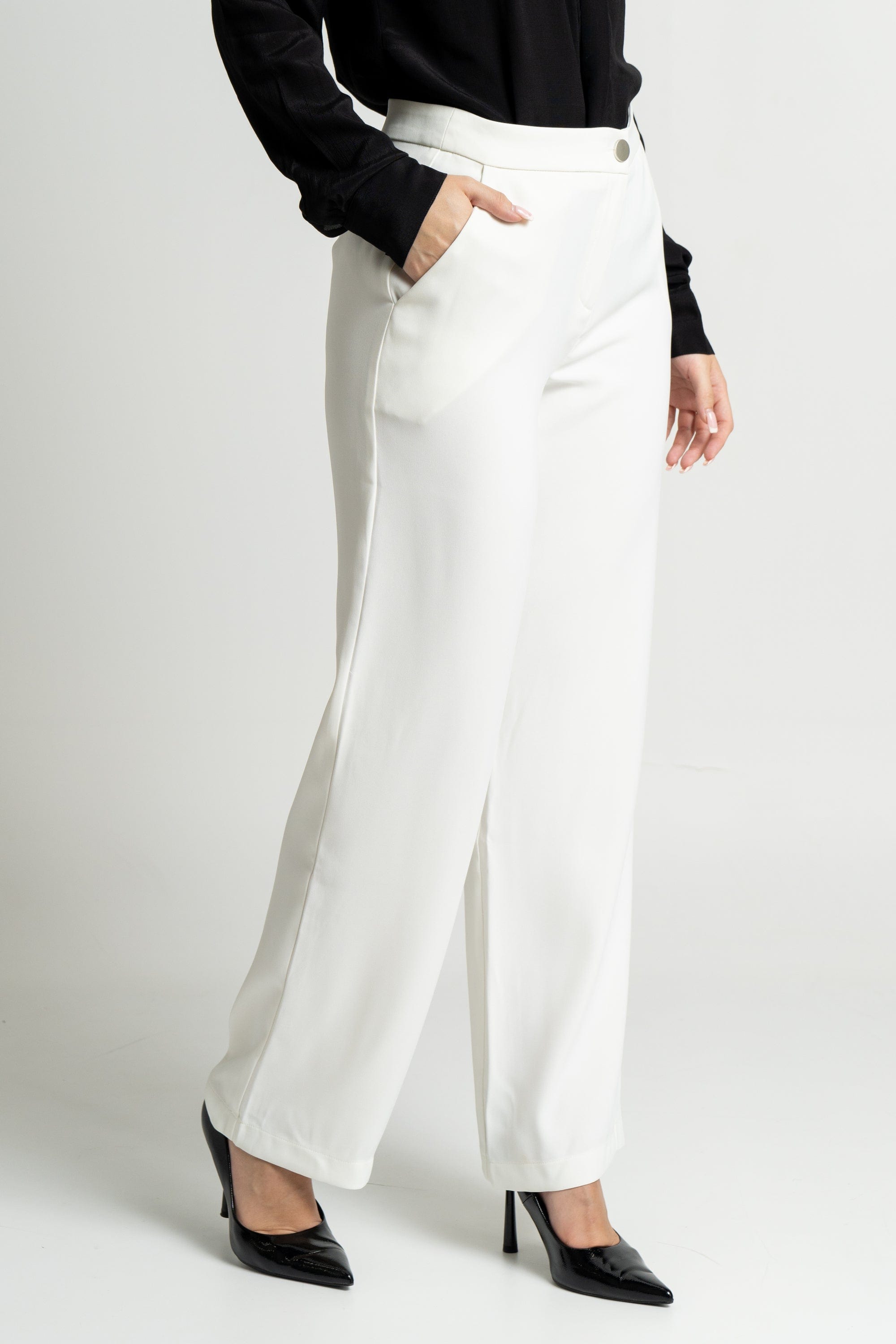 ميكا بنطلون نسائى رسمى سادة