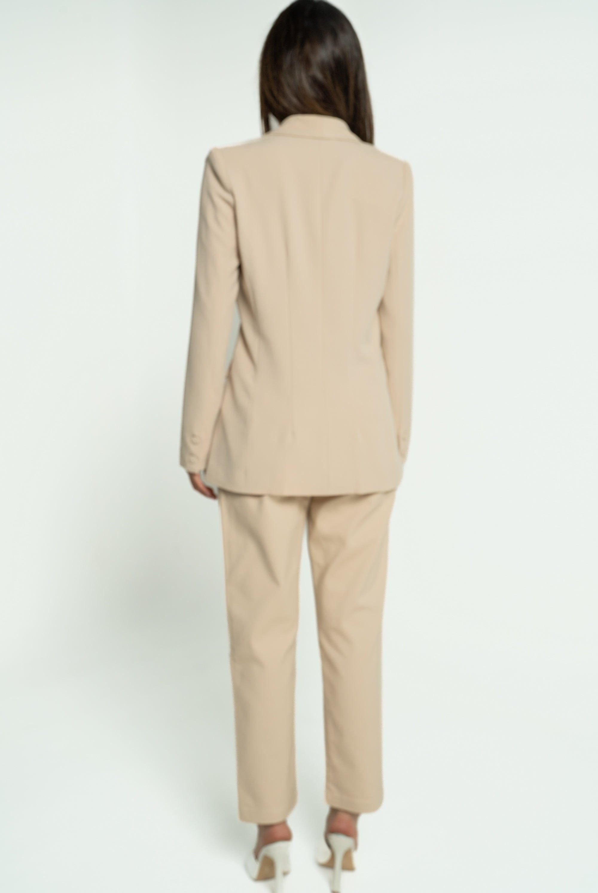 ميكا جاكيت رسمي سادة بأكمام طويلة