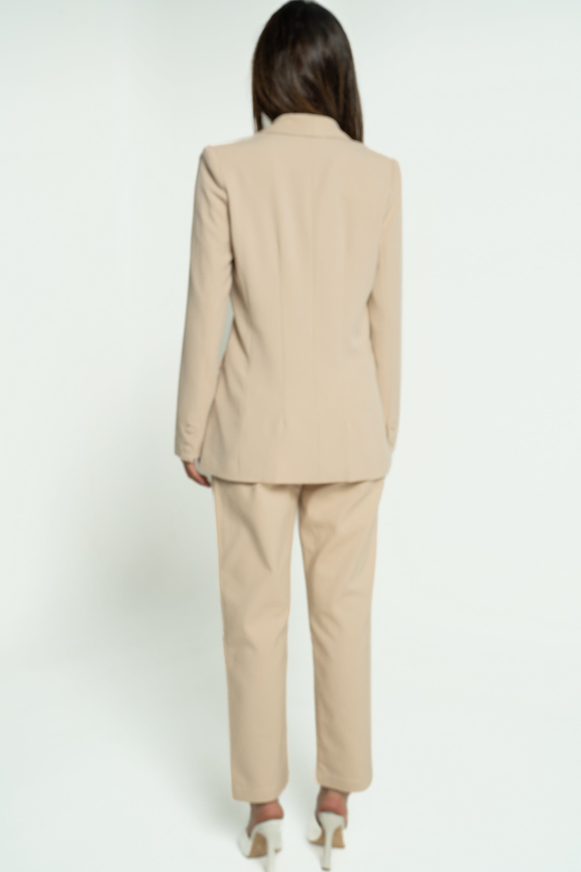 ميكا جاكيت رسمي سادة بأكمام طويلة