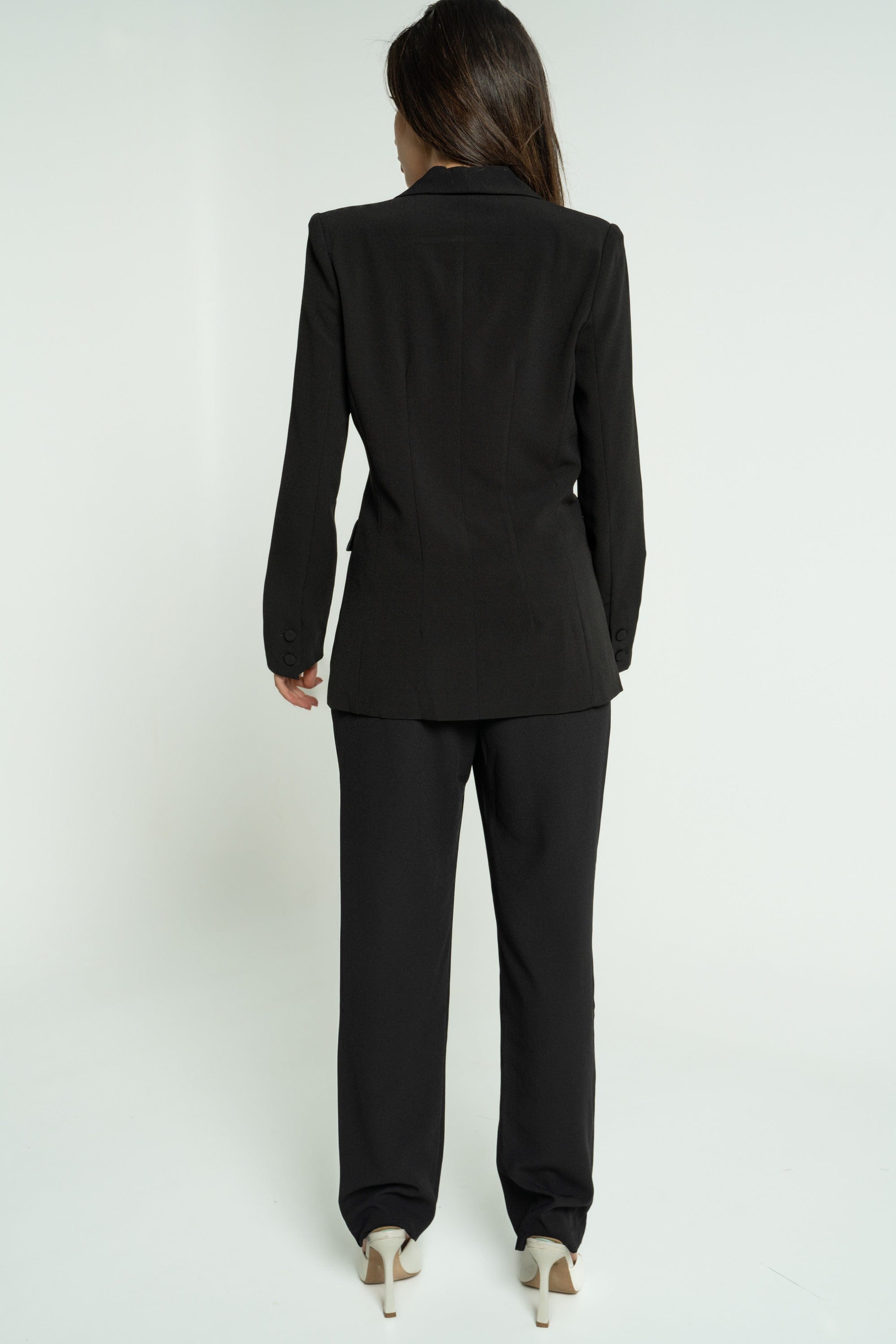 ميكا جاكيت رسمي سادة بأكمام طويلة