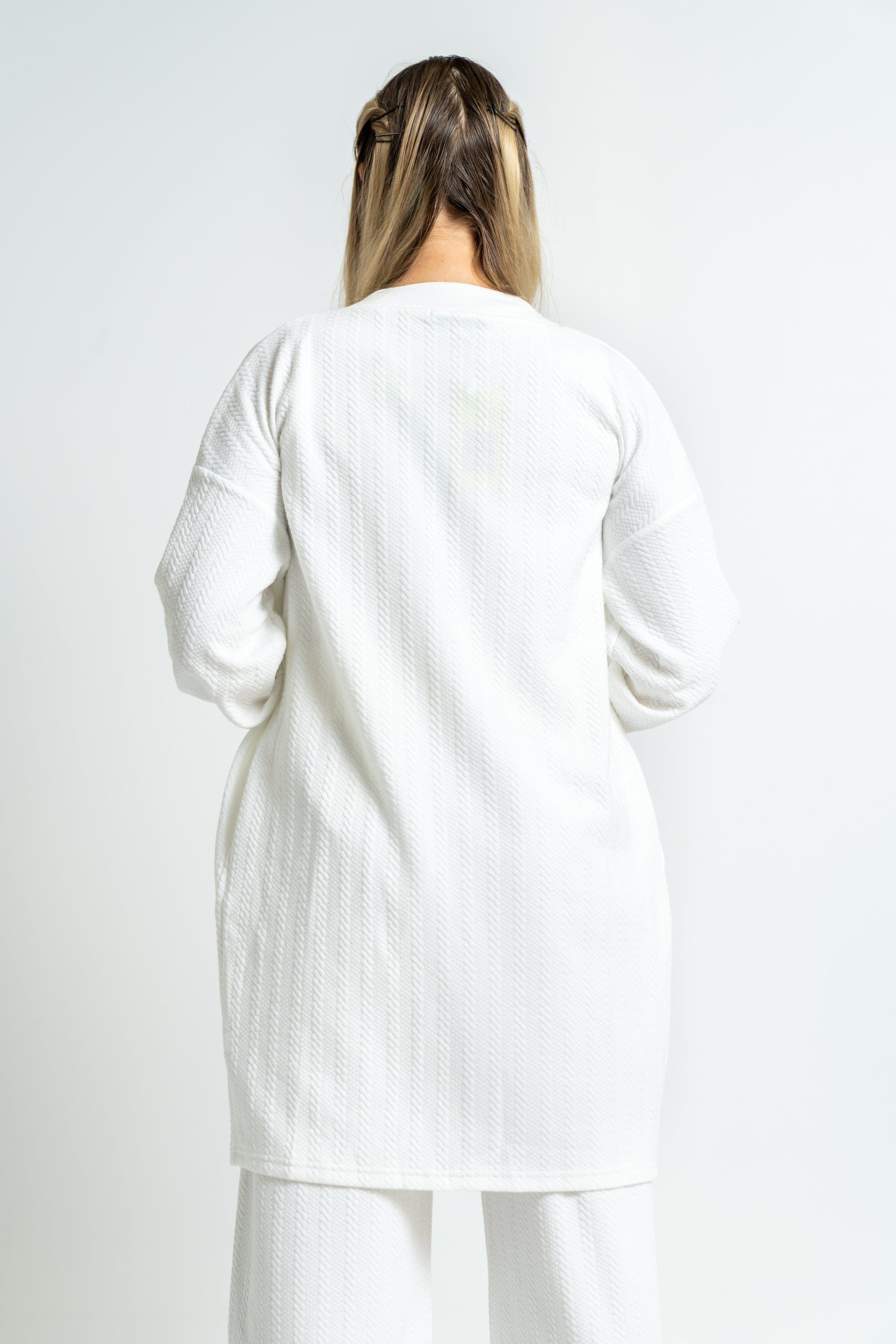 ميكا كارديجان نسائي بأكمام طويلة