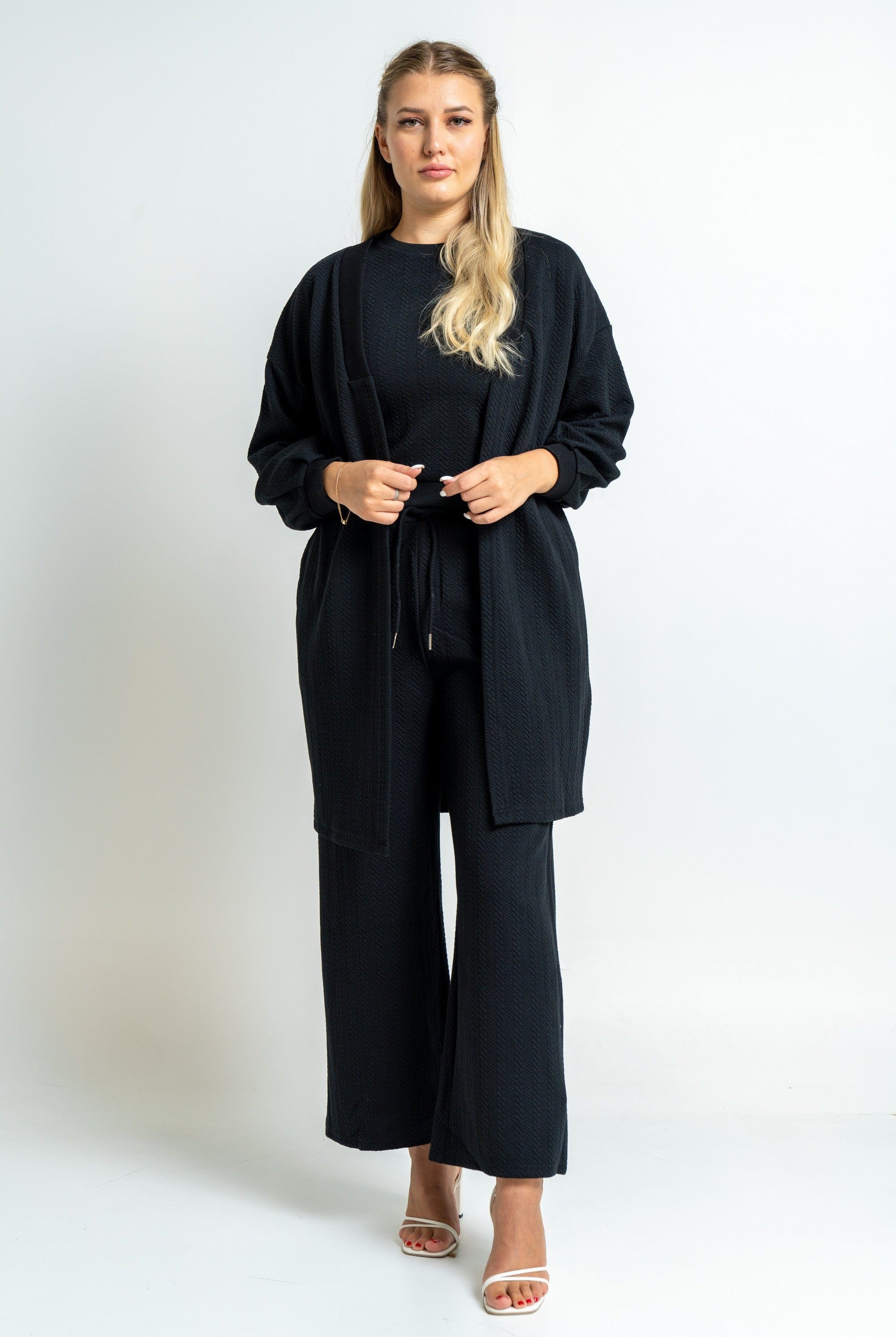 ميكا كارديجان نسائي بأكمام طويلة