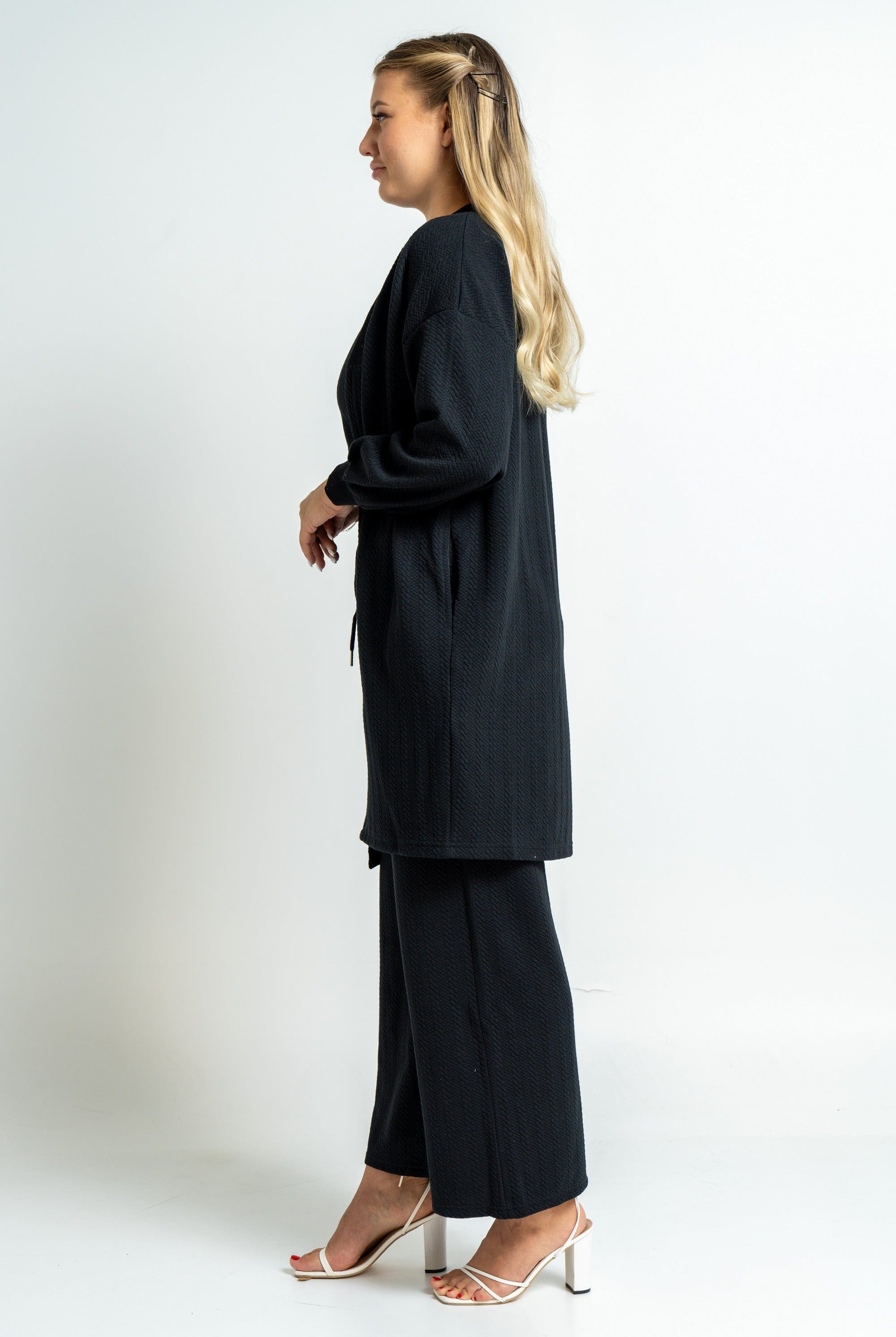 ميكا كارديجان نسائي بأكمام طويلة