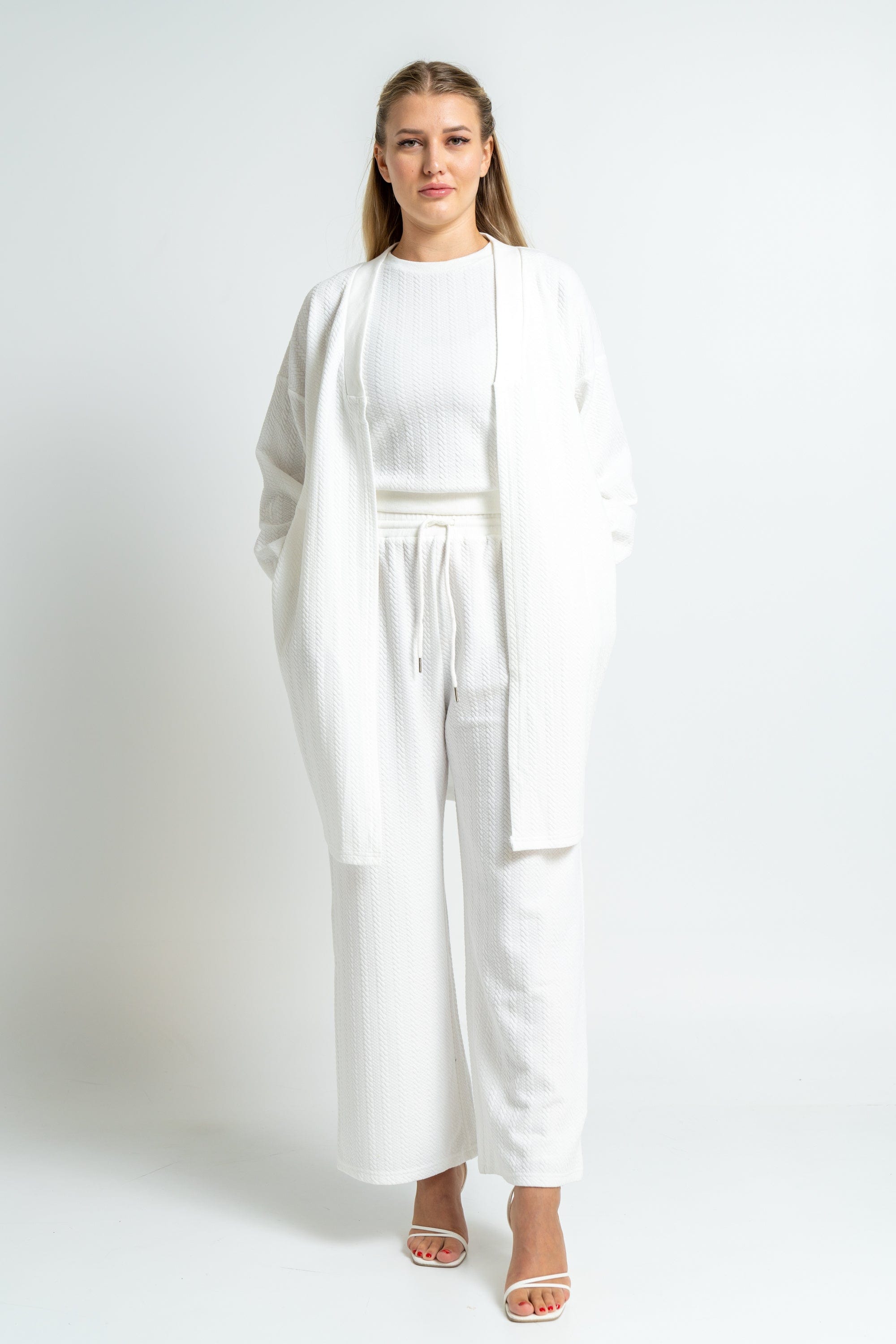 ميكا كارديجان نسائي بأكمام طويلة