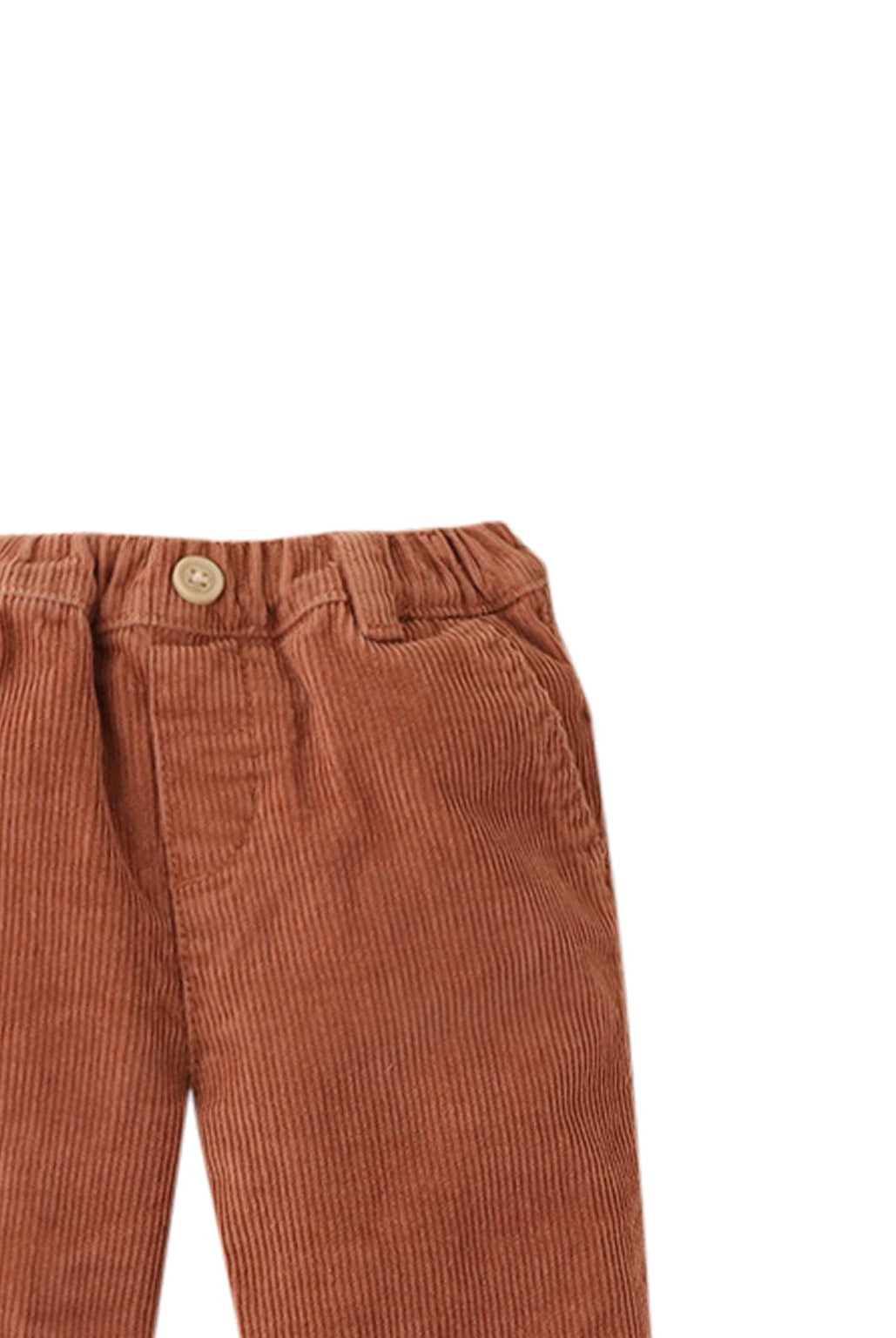 جينجرسنابس بنطلون أطفالي سادة مضلع بني