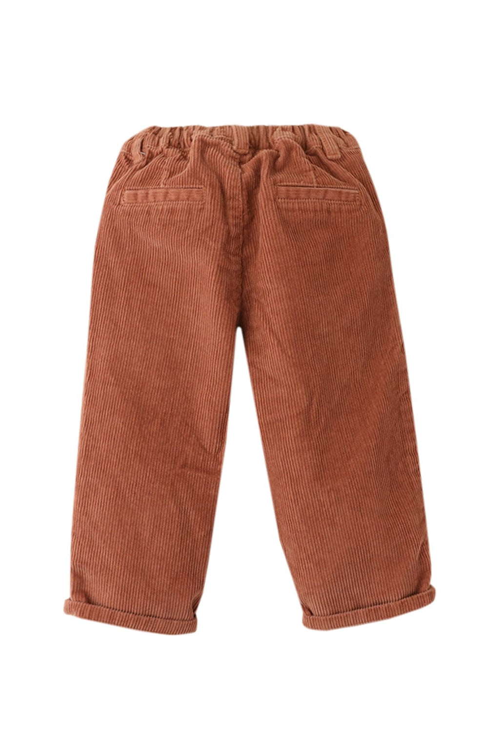 جينجرسنابس بنطلون أطفالي سادة مضلع بني