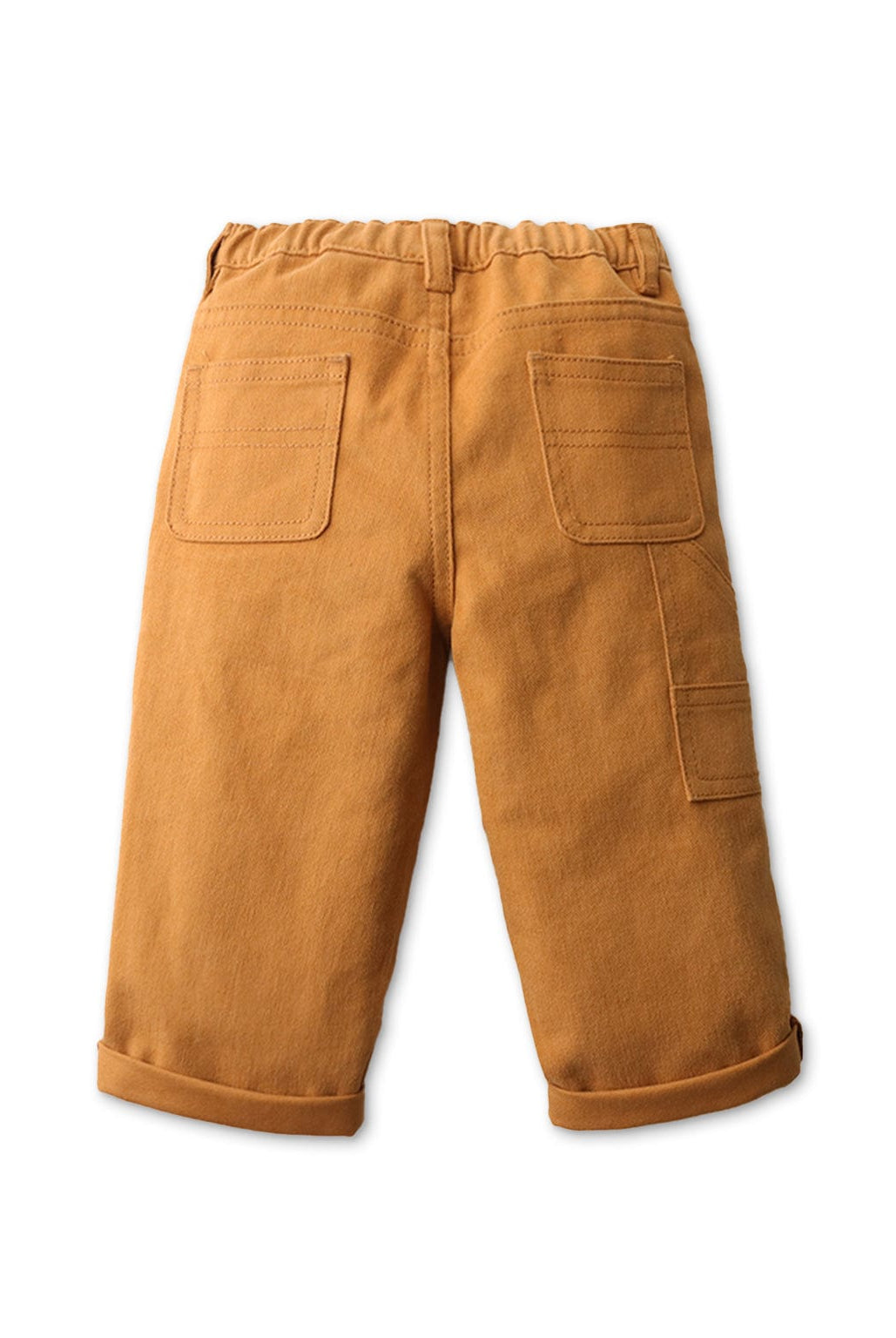 جينجرسنابس بنطلون أطفالي سادة بجيوب كبيرة بني