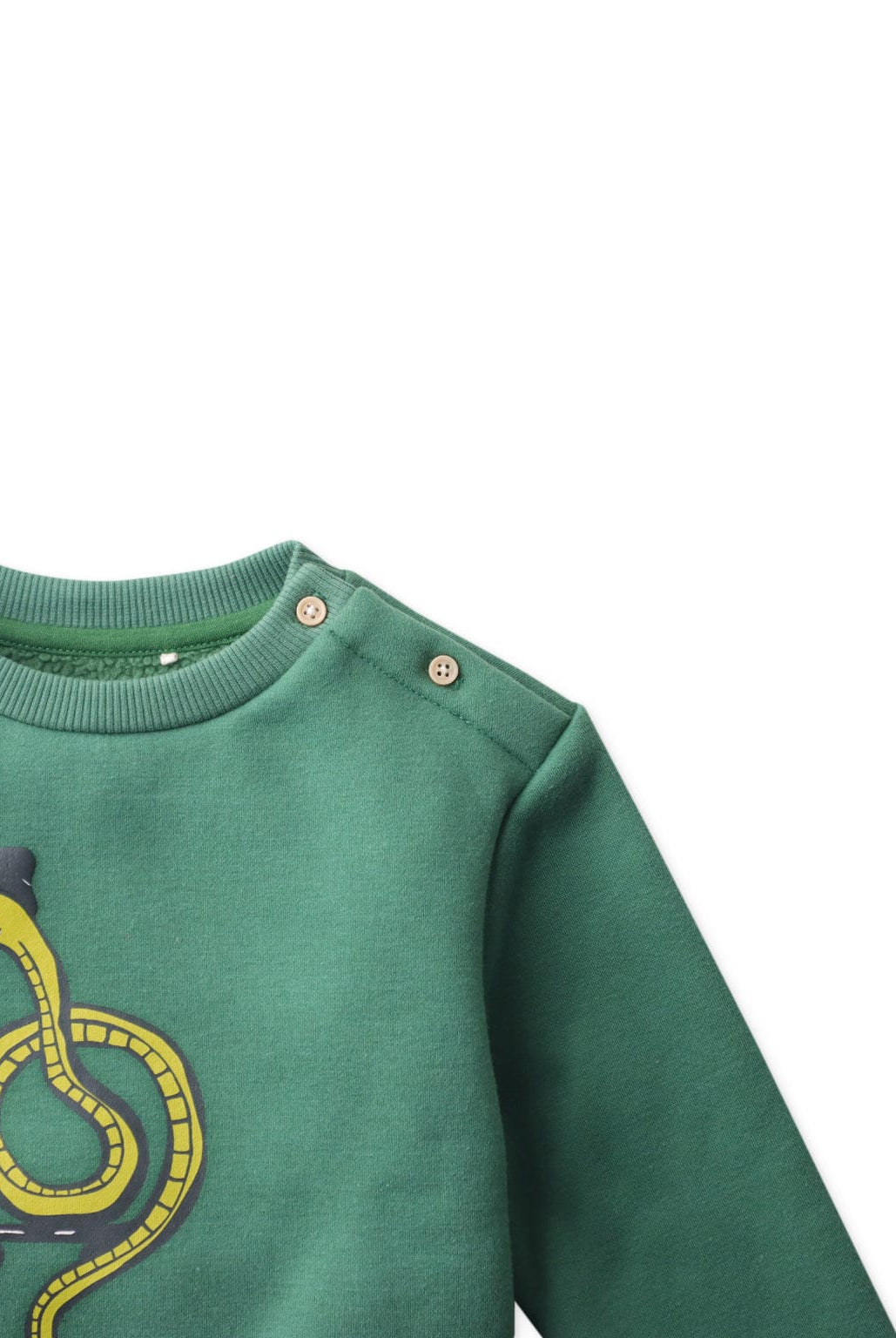 جينجرسنابس بلوفر اطفالي برسمة ثعبان أخضر