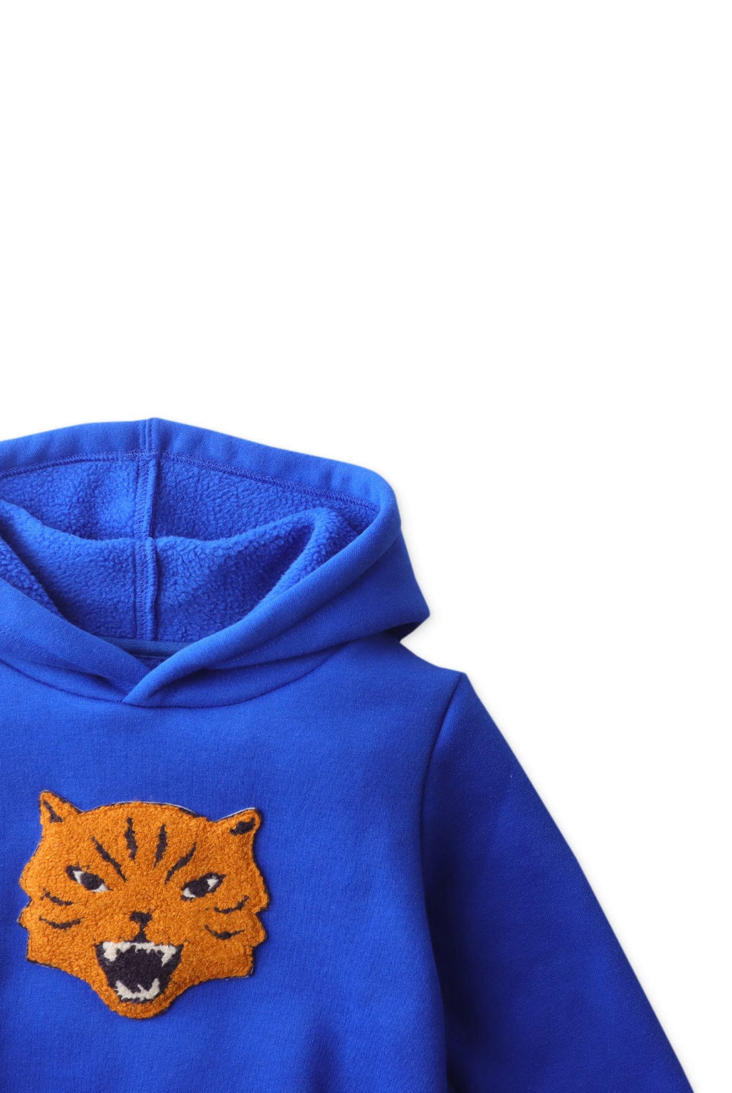 جينجرسنابس بلوفر اطفالي برسمة بارزة على الصدر وهودي أزرق