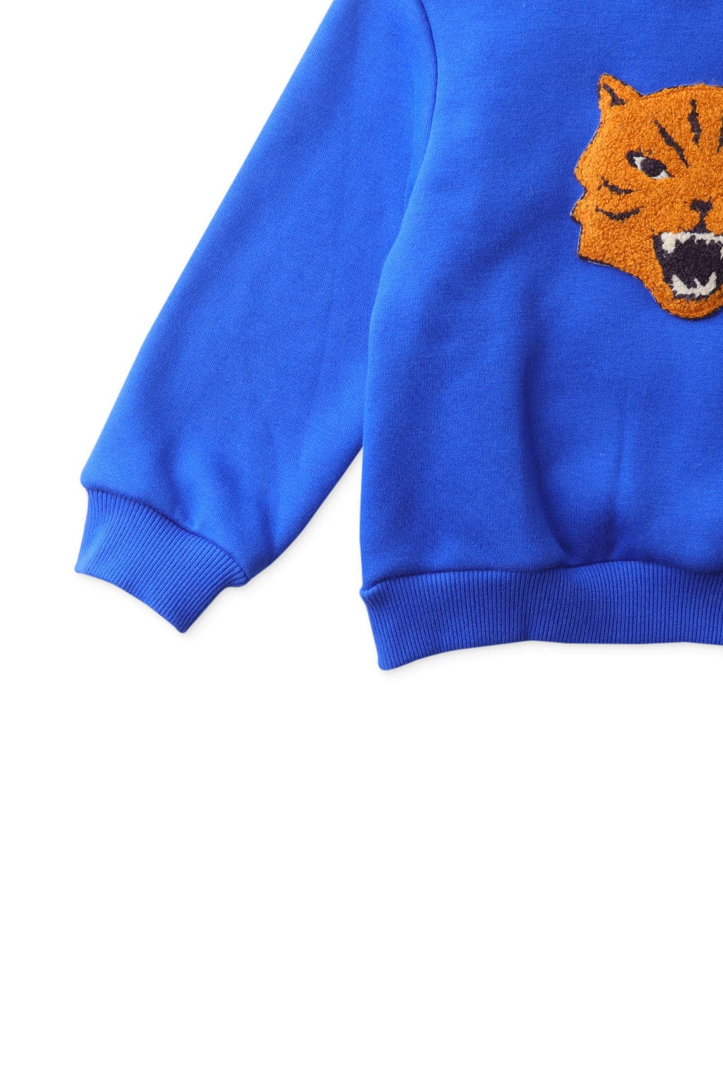 جينجرسنابس بلوفر اطفالي برسمة بارزة على الصدر وهودي أزرق