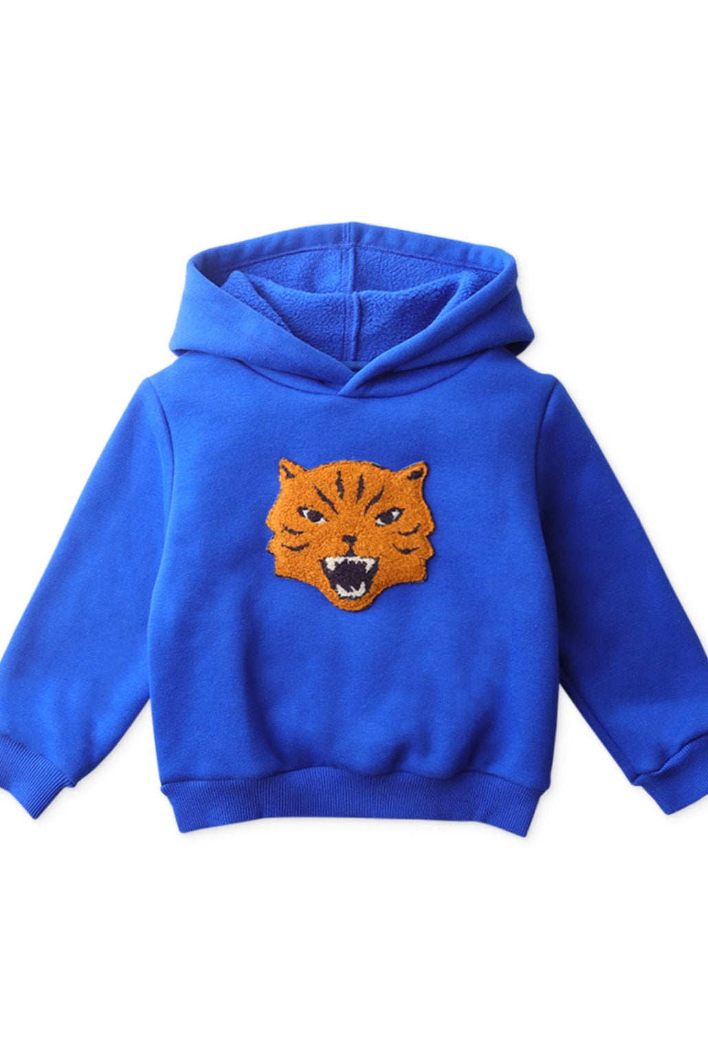 جينجرسنابس بلوفر اطفالي برسمة بارزة على الصدر وهودي أزرق