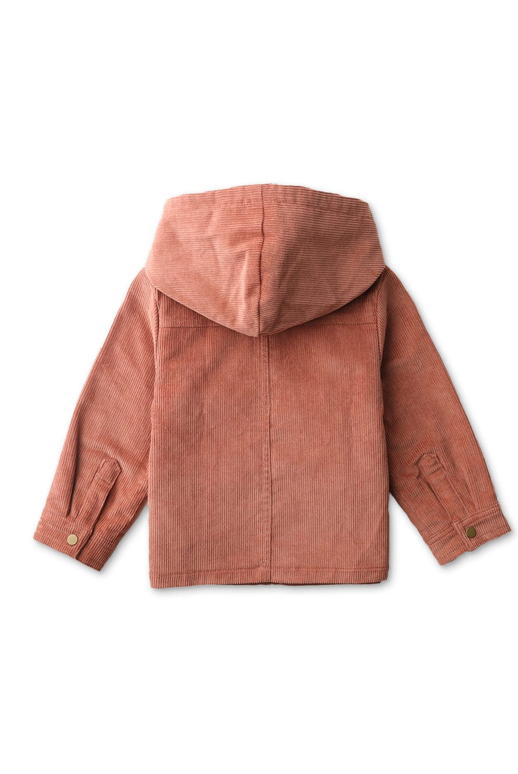 جينجرسنابس جاكيت أطفالي سادة بهودي وأزرار وجيوب بني