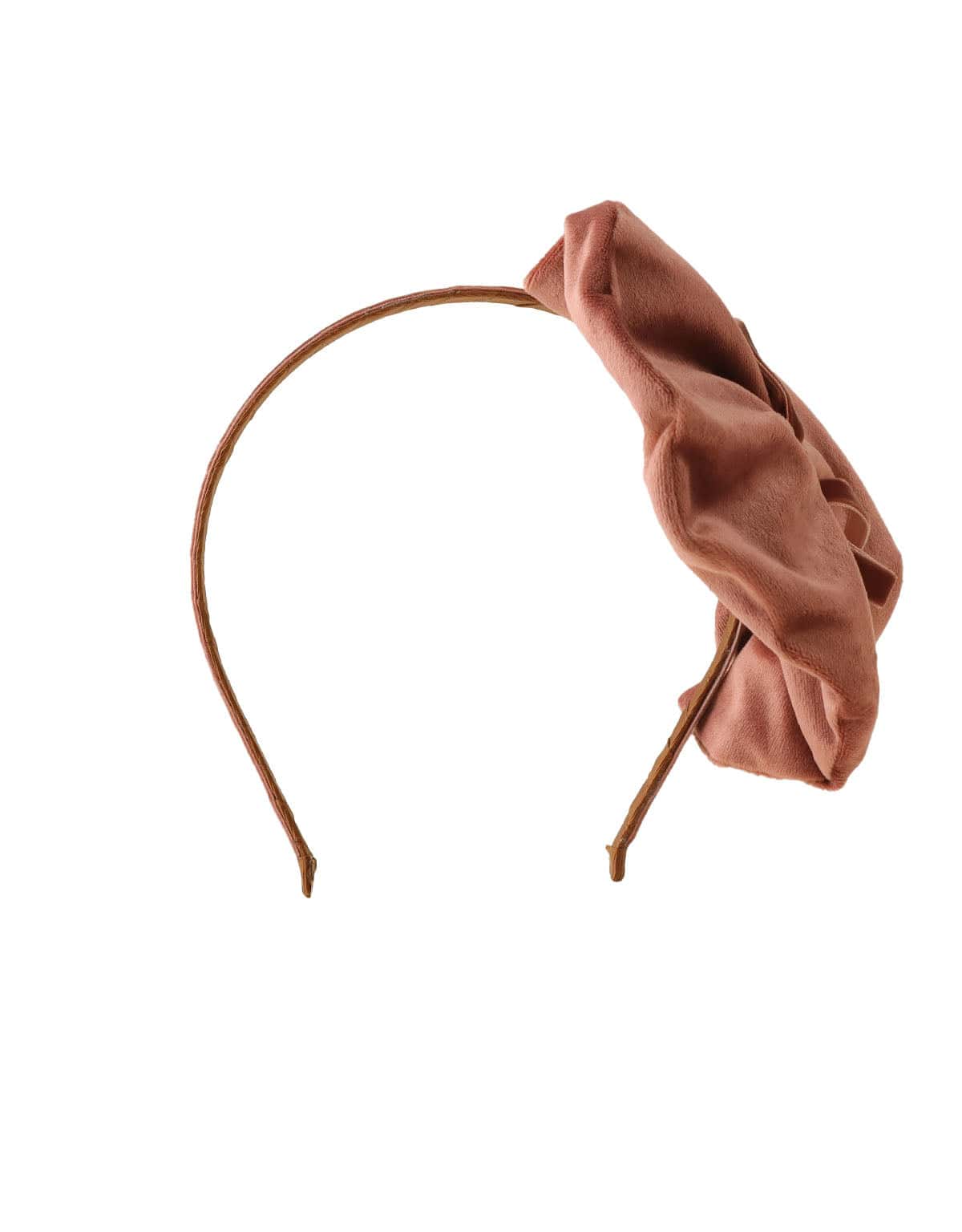 جينجرسنابس توكة طوق بناتي مخملة بني