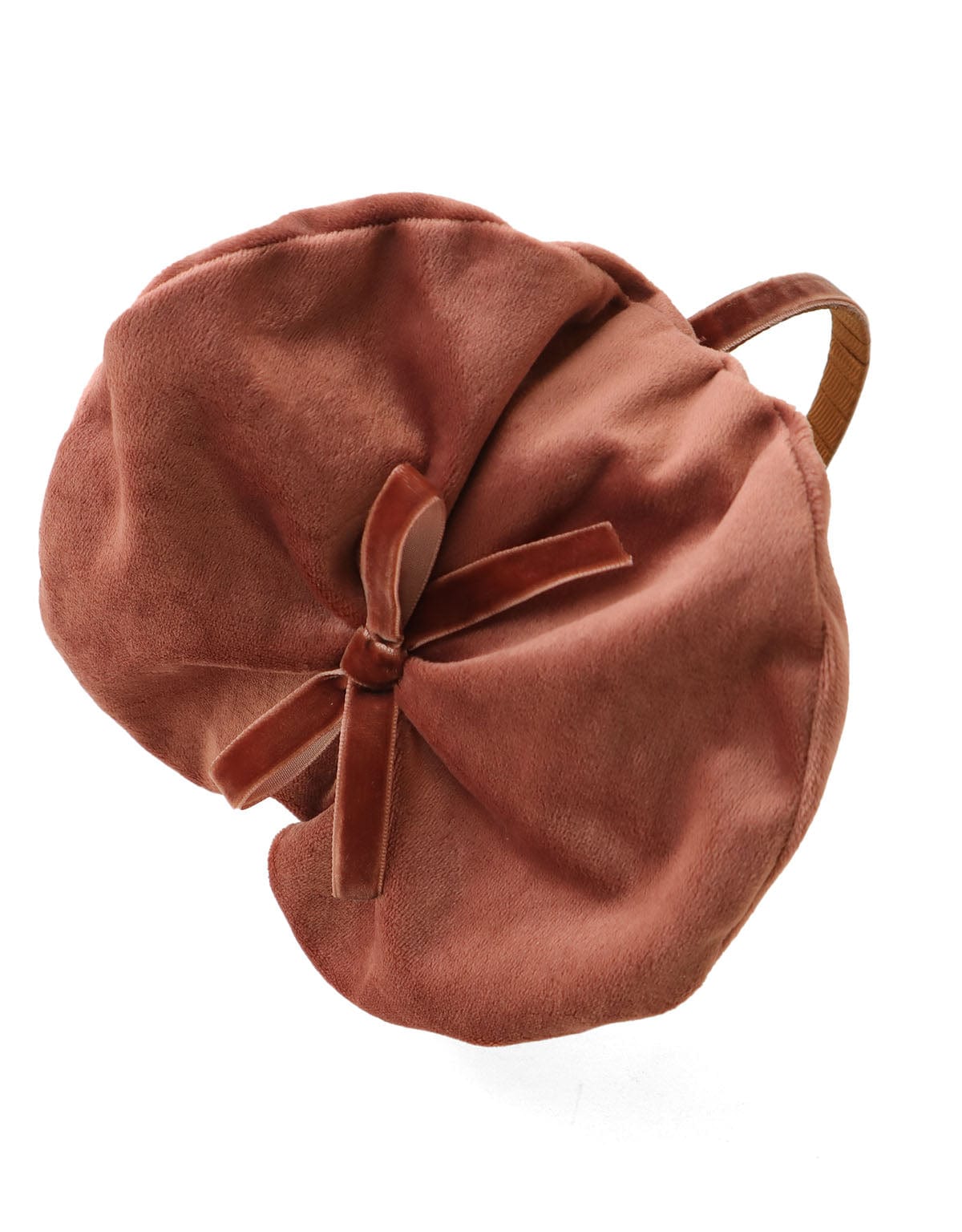 جينجرسنابس توكة طوق بناتي مخملة بني