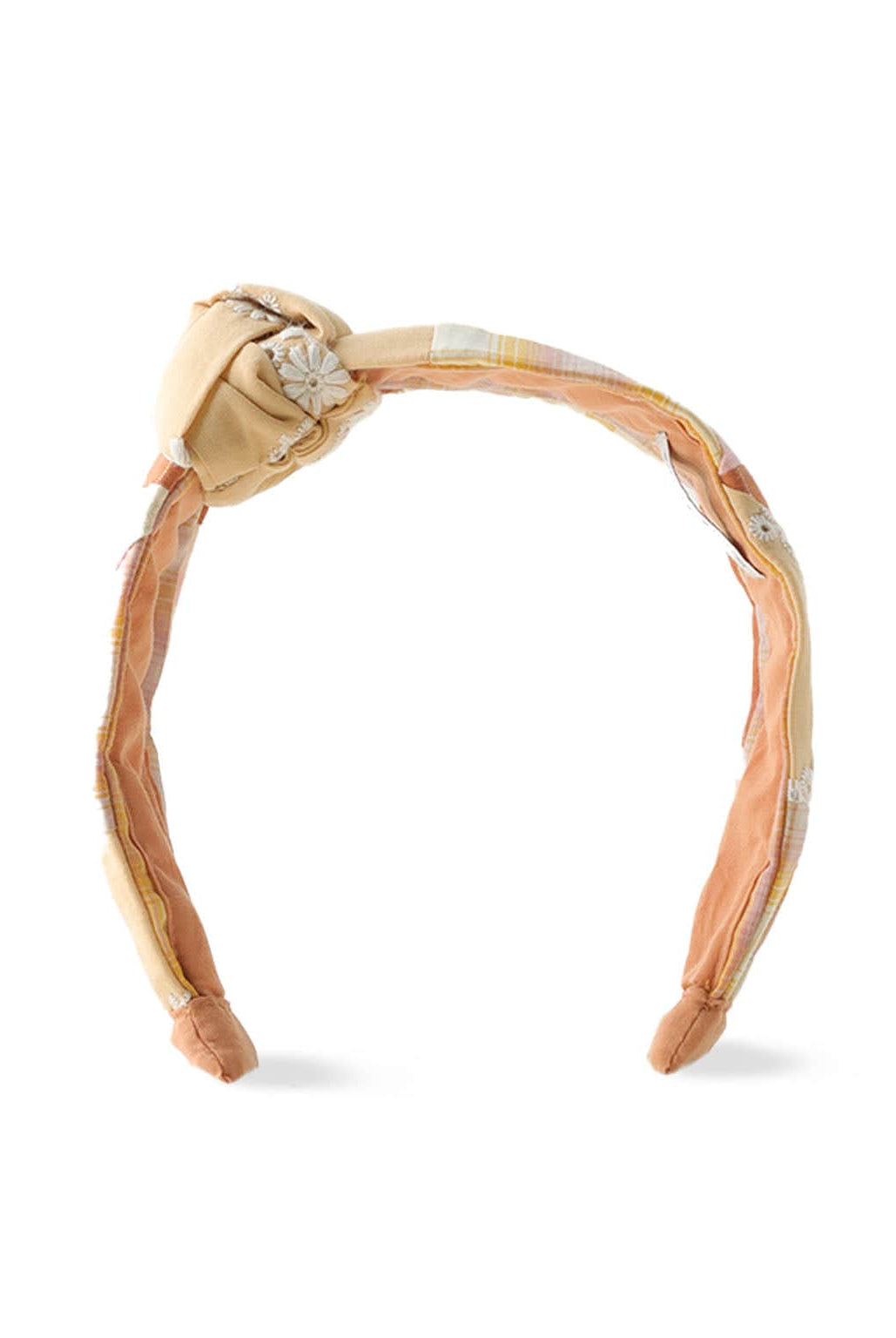 جينجرسنابس طوق مزين بقماش ملون بناتي متعدد الألوان